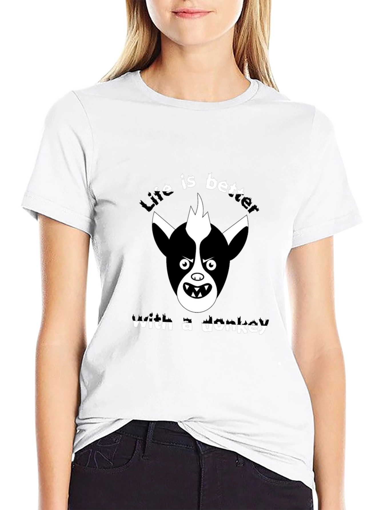 Life Is Better With A Donkey T-Shirt