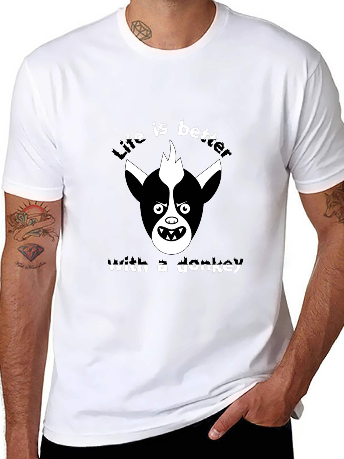 Life Is Better With A Donkey T-Shirt