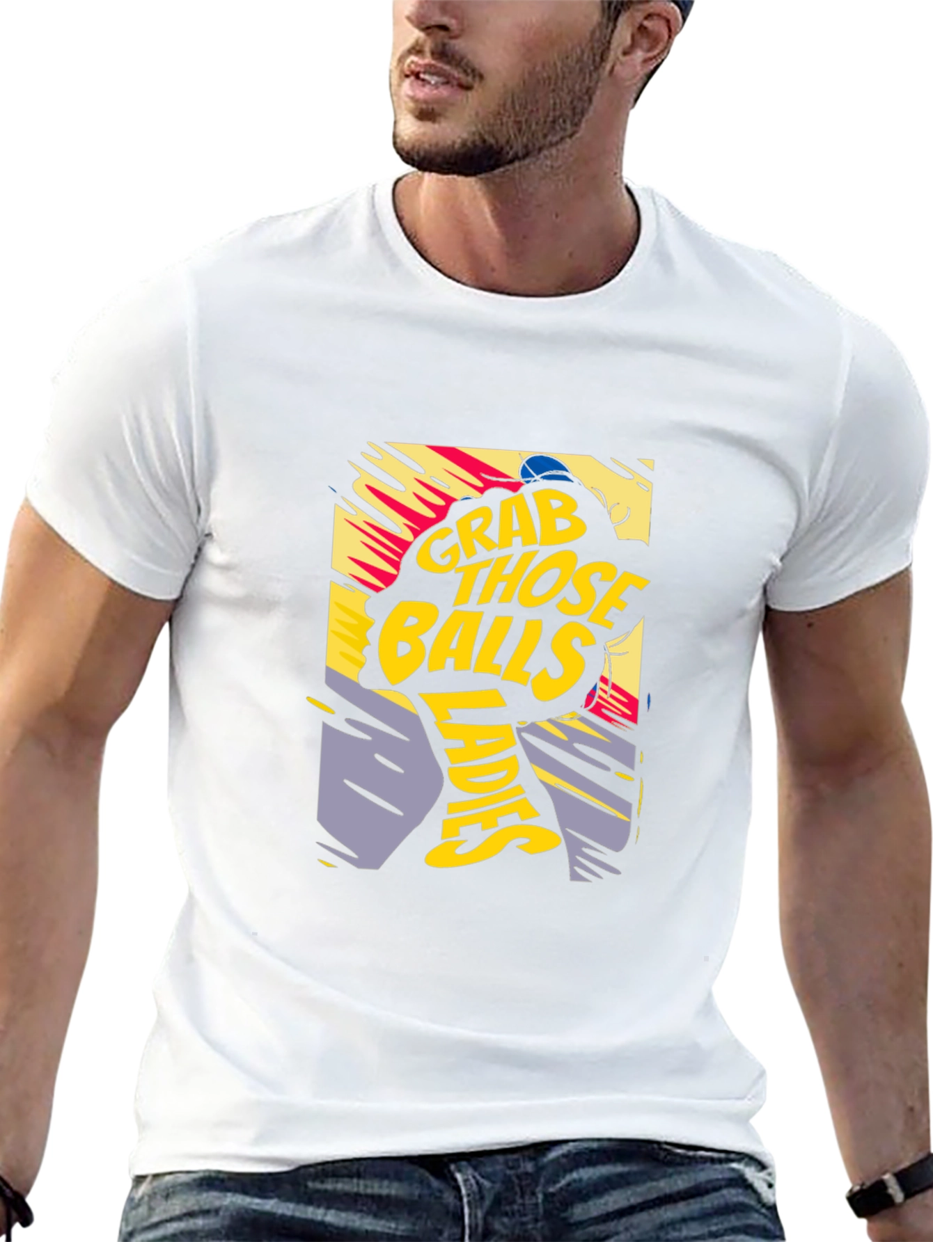 Grab Those Balls Ladies T-Shirt