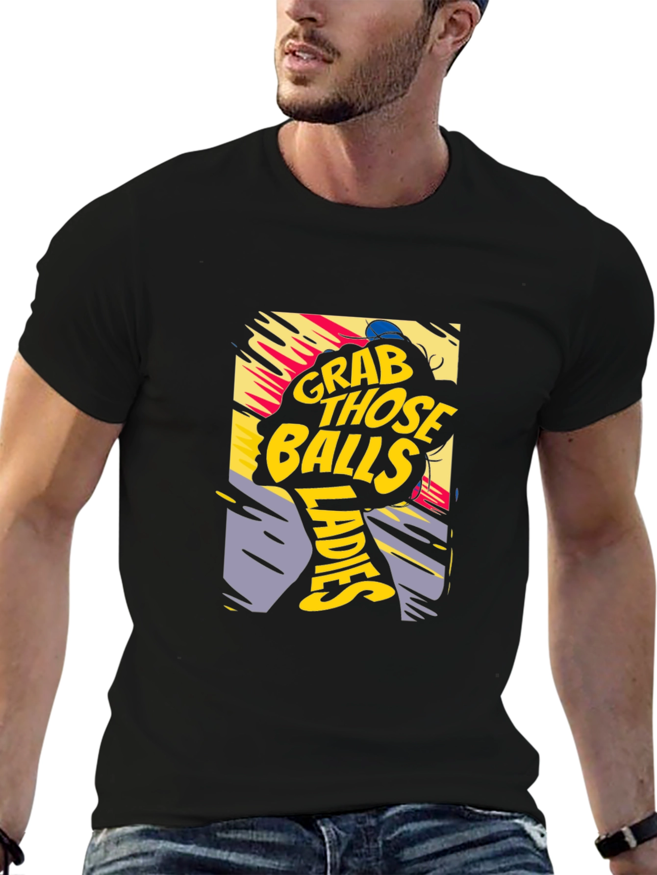 Grab Those Balls Ladies T-Shirt