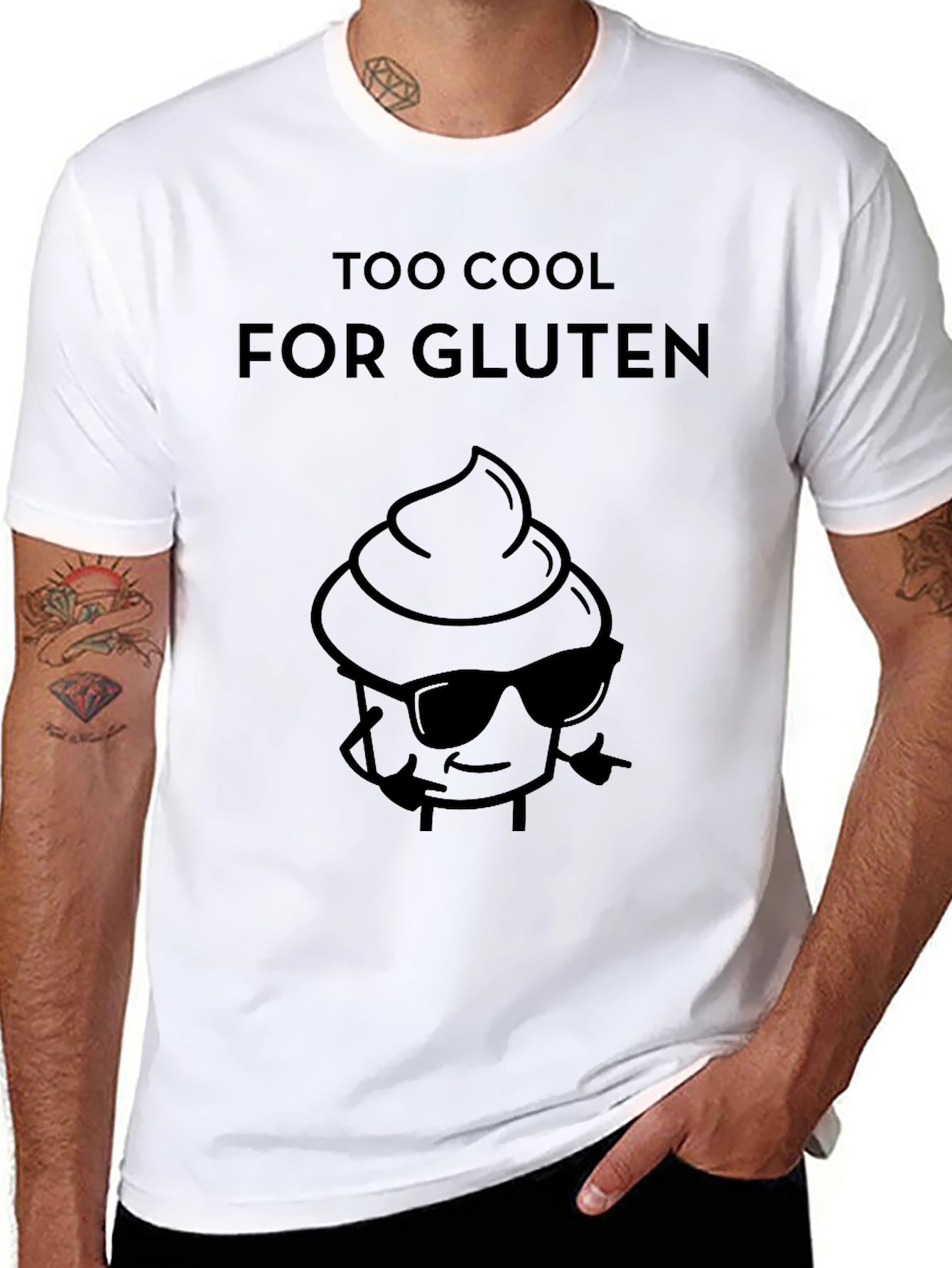 Too Cool for Gluten T-Shirt