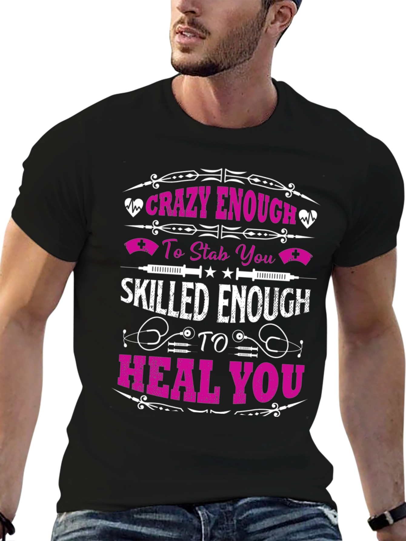 Crazy/Skilled Nurse T-Shirt - Funny Gift