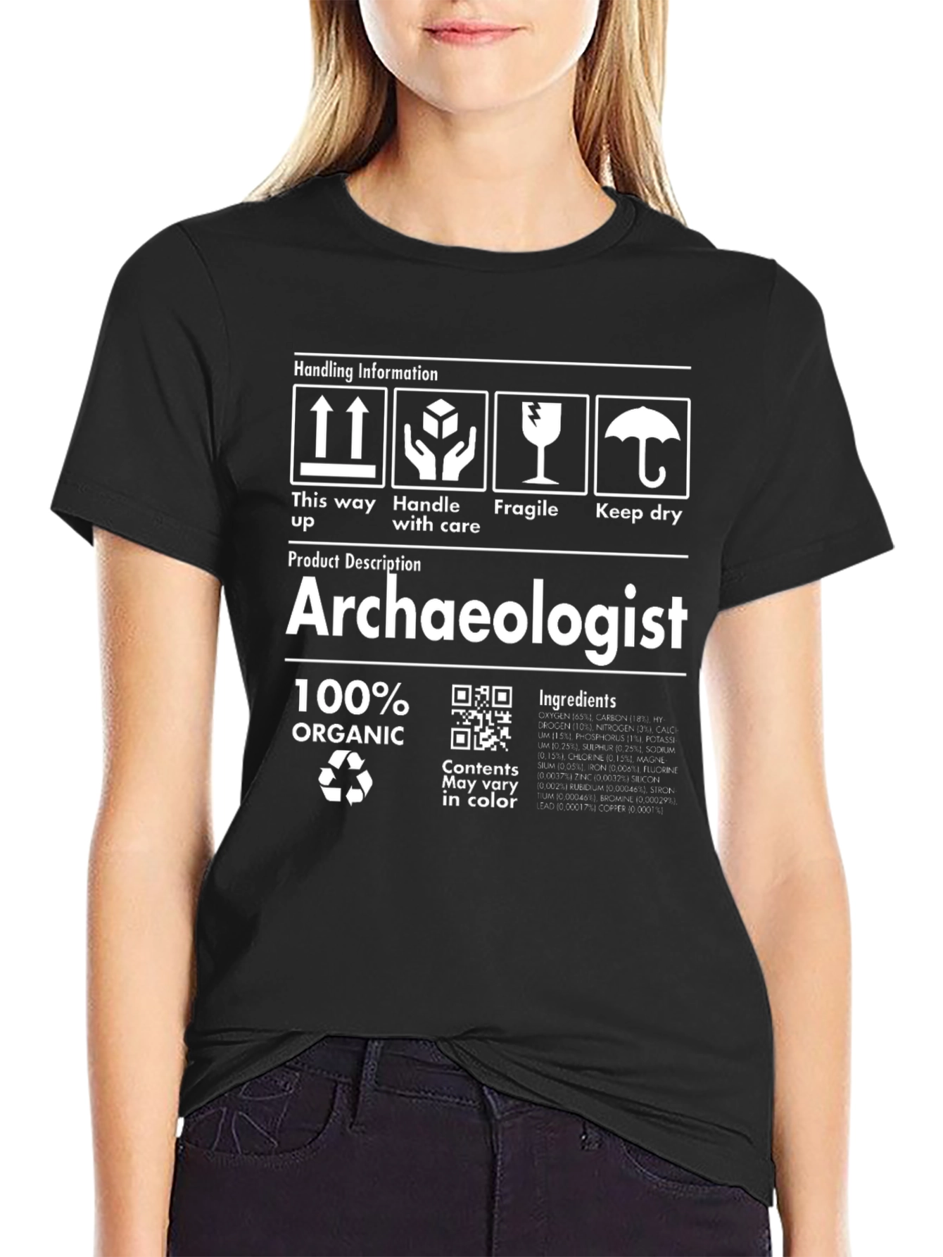 Archaeologist Organic T-Shirt - Handle with Care