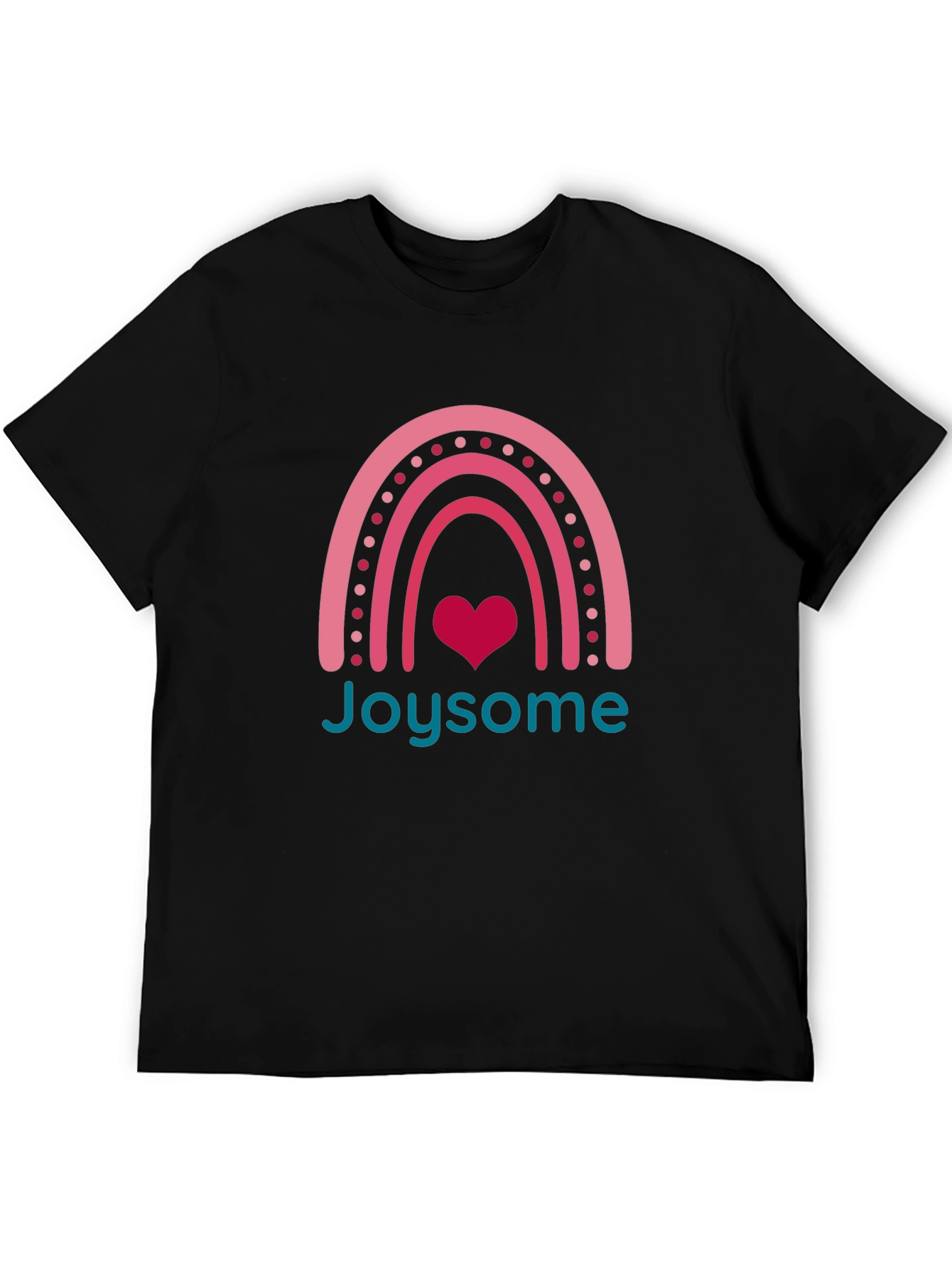 Joysome Heart Rainbow Graphic T-Shirt