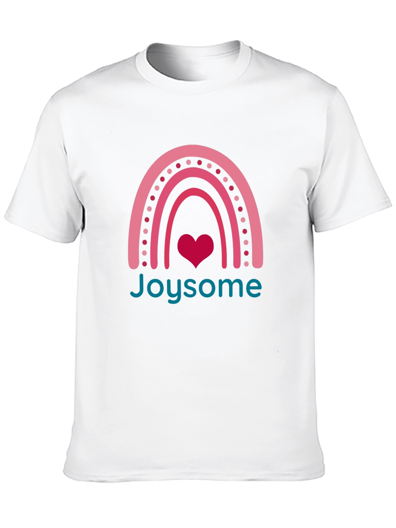 Joysome Heart Rainbow Graphic T-Shirt
