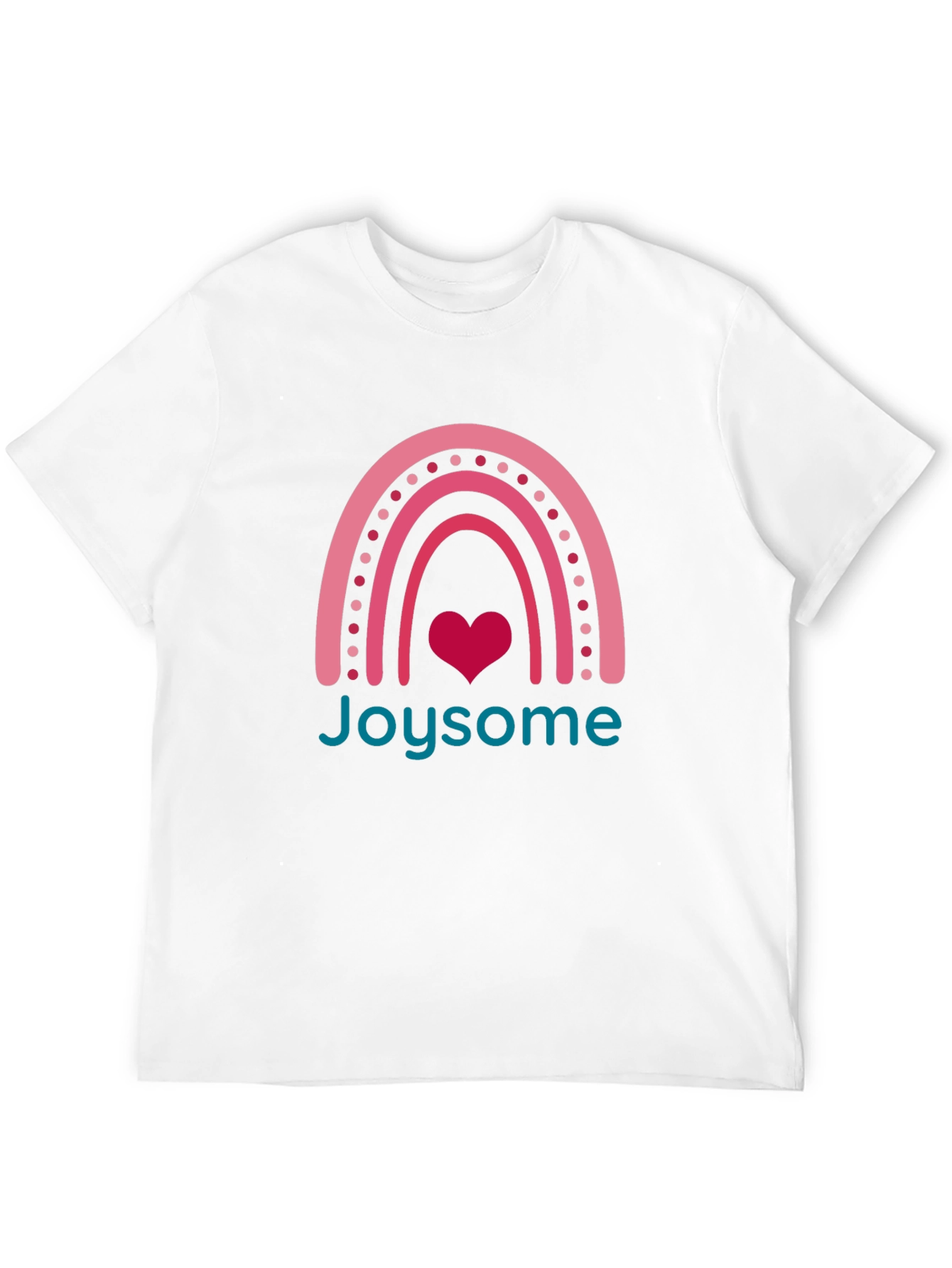 Joysome Heart Rainbow Graphic T-Shirt