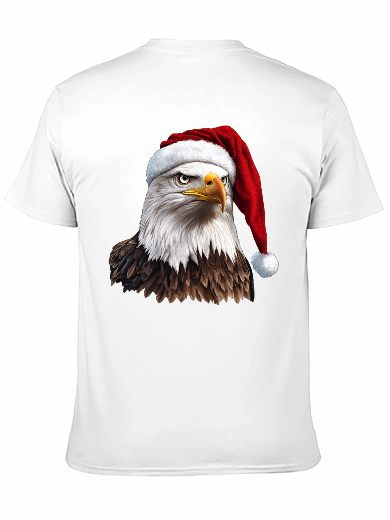 Eagle Santa Hat Graphic Tee