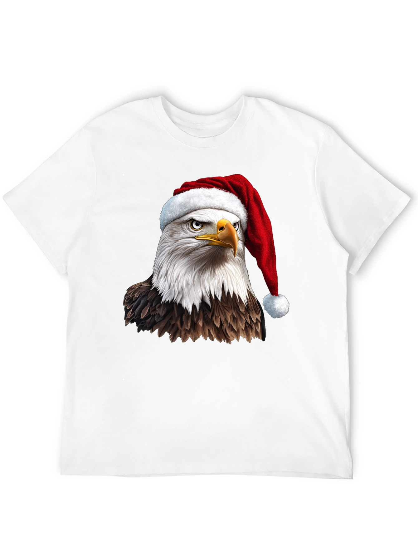 Eagle Santa Hat Graphic Tee