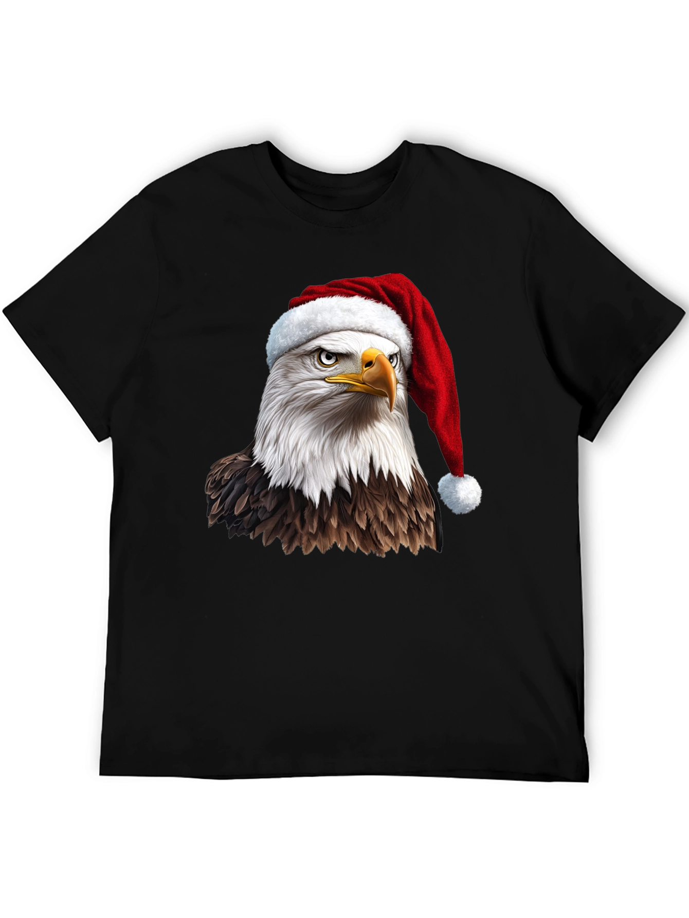 Eagle Santa Hat Graphic Tee