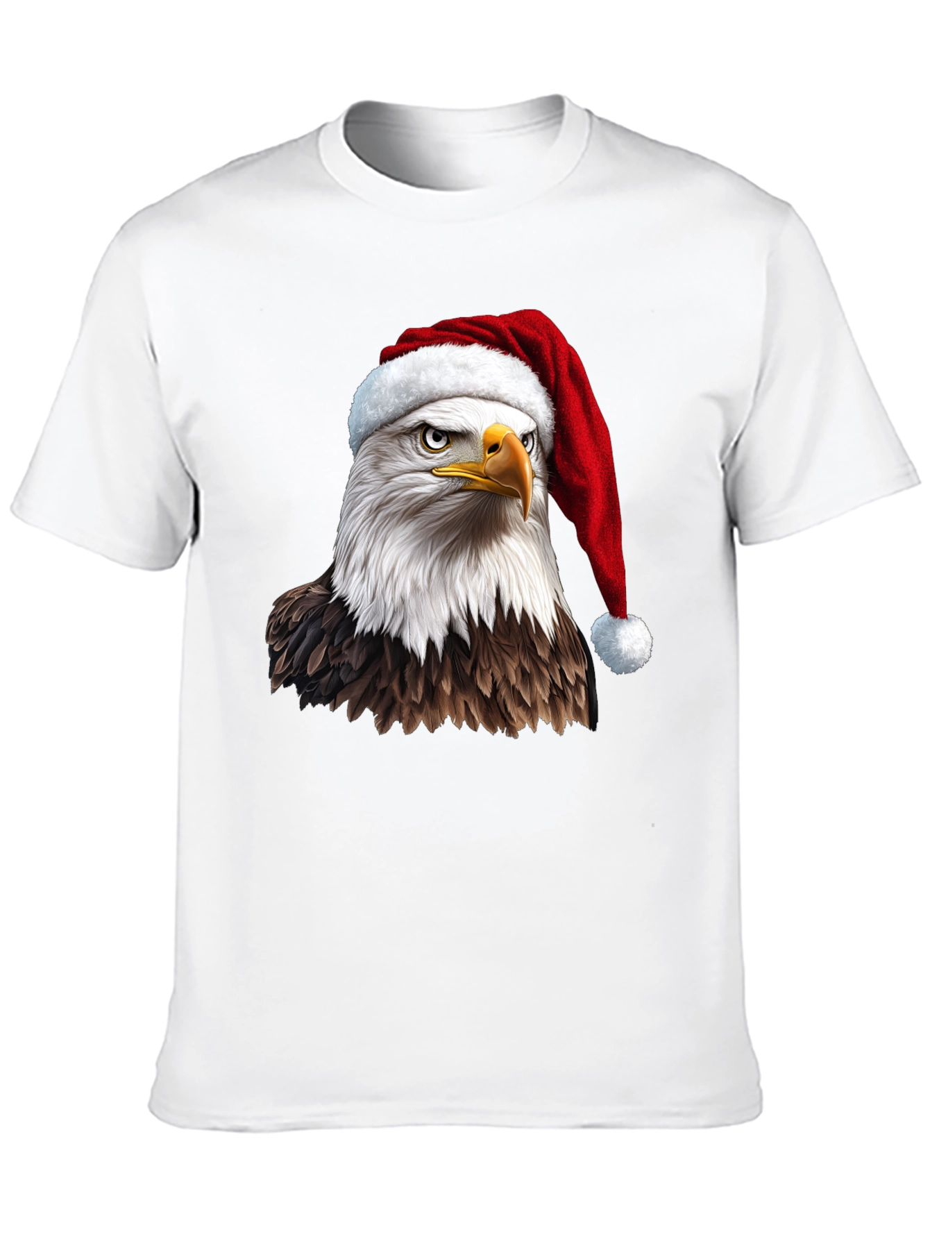 Eagle Santa Hat Graphic Tee