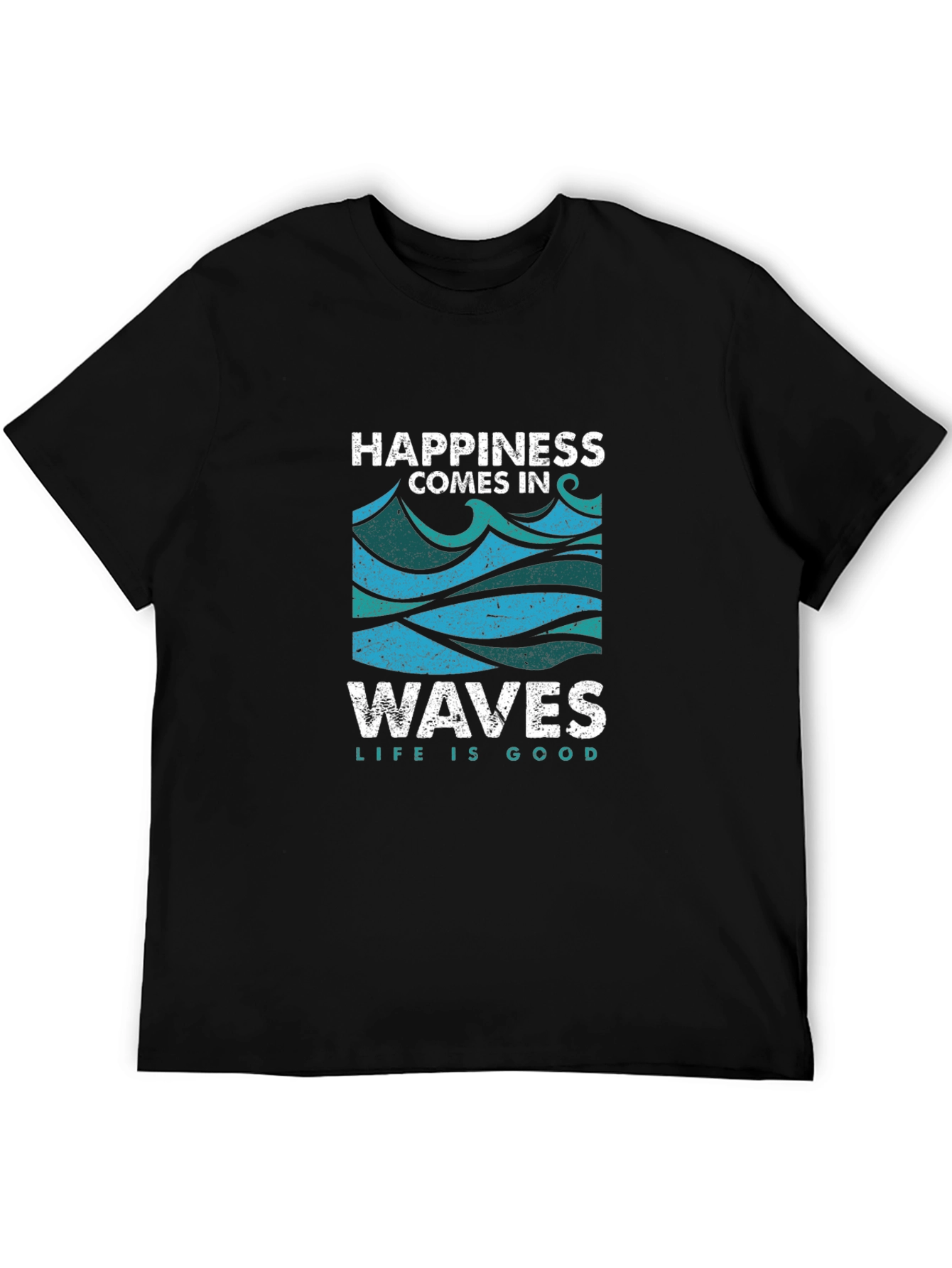 Happiness Comes in Waves T-Shirt - Life Is Good