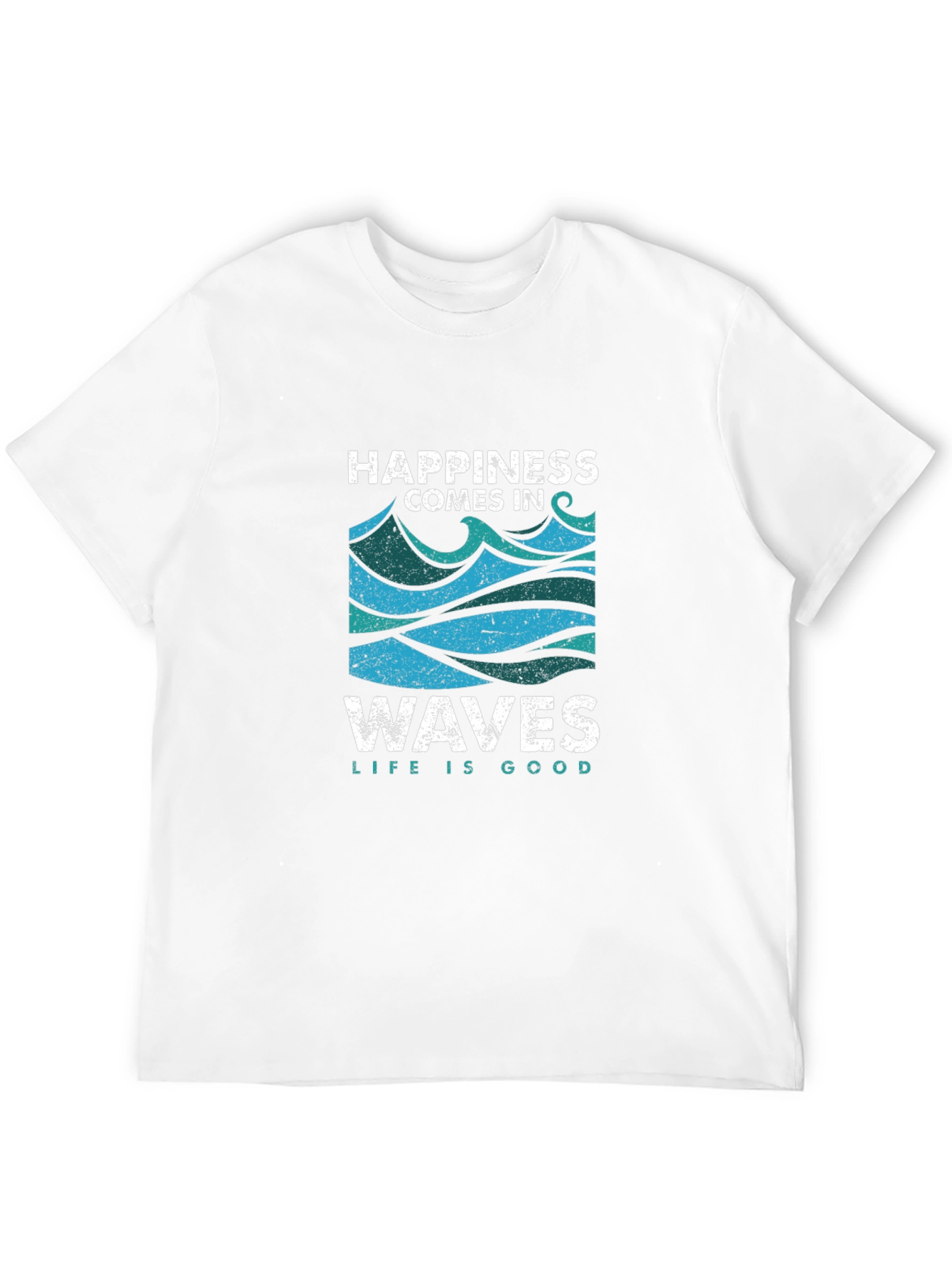 Happiness Comes in Waves T-Shirt - Life Is Good