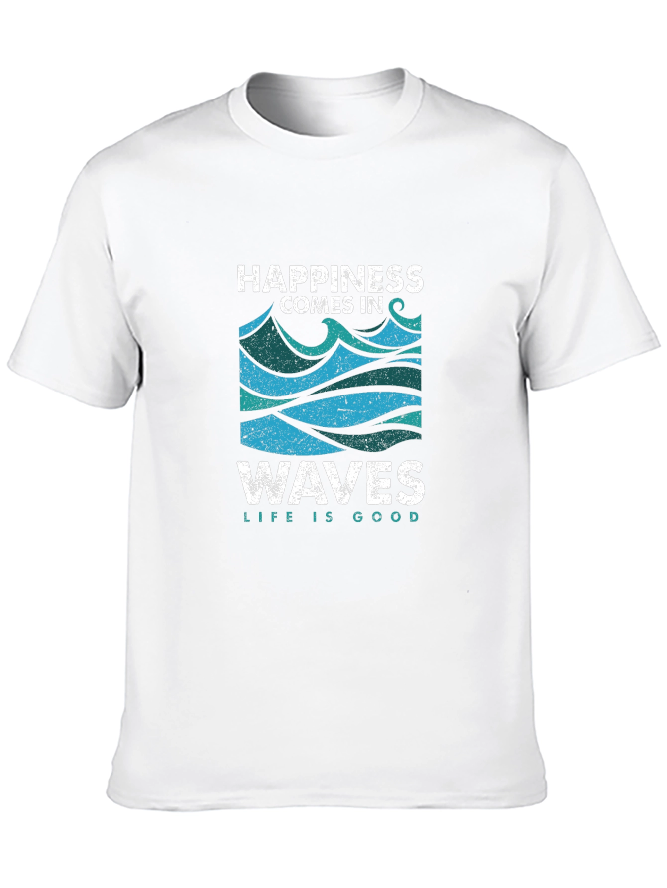 Happiness Comes in Waves T-Shirt - Life Is Good