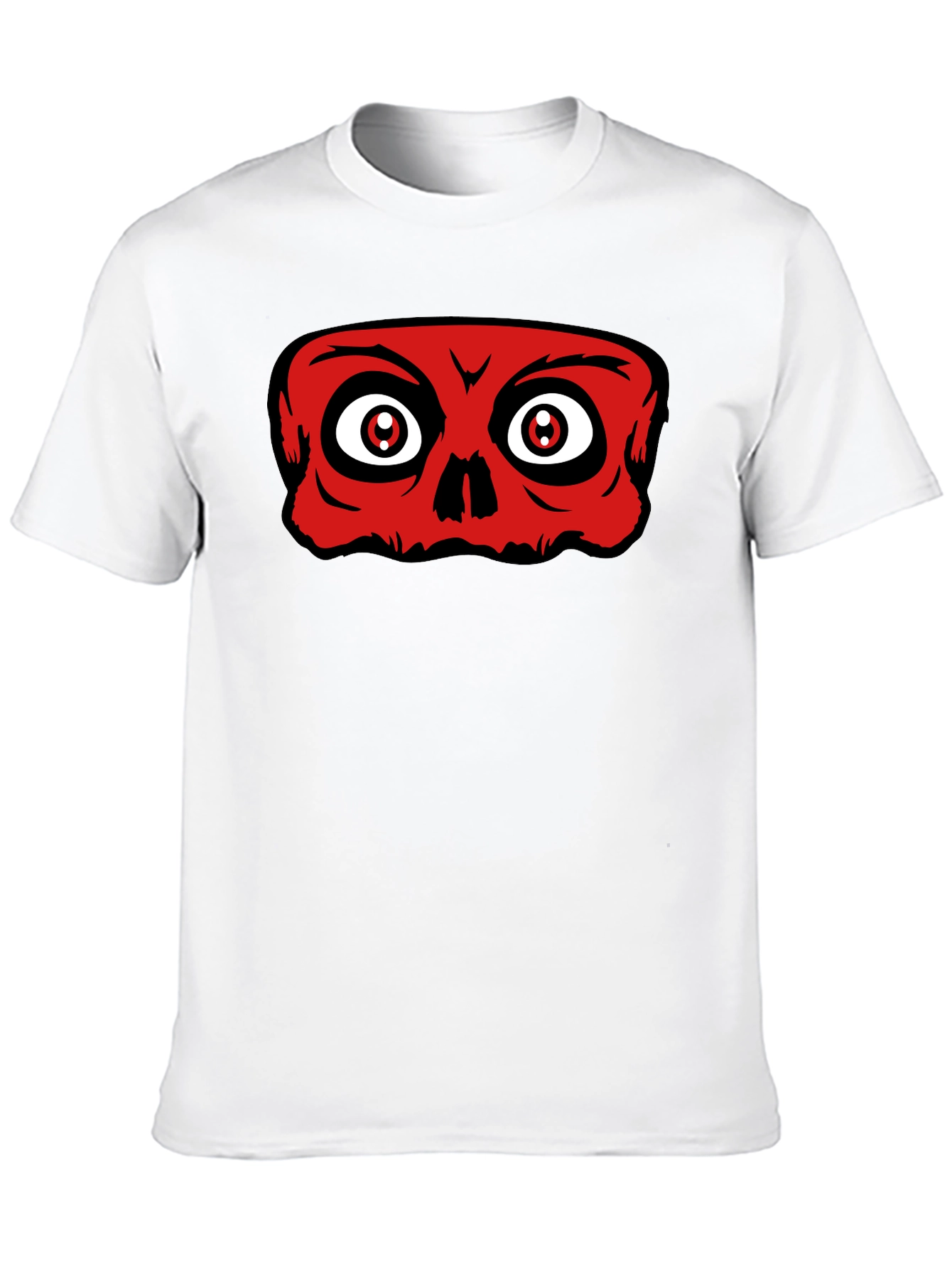 Red Skull Graphic Black T-Shirt