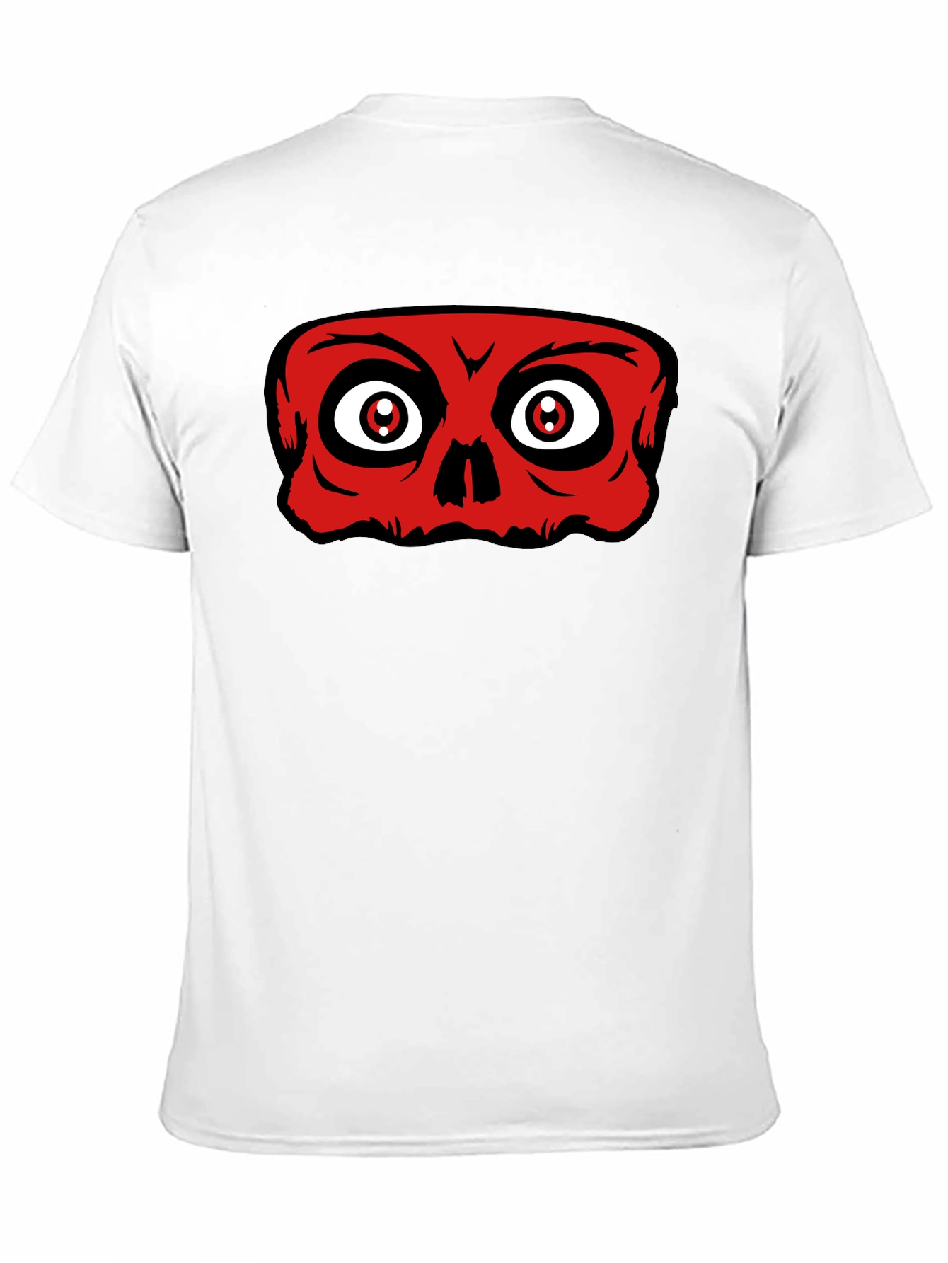 Red Skull Graphic Black T-Shirt