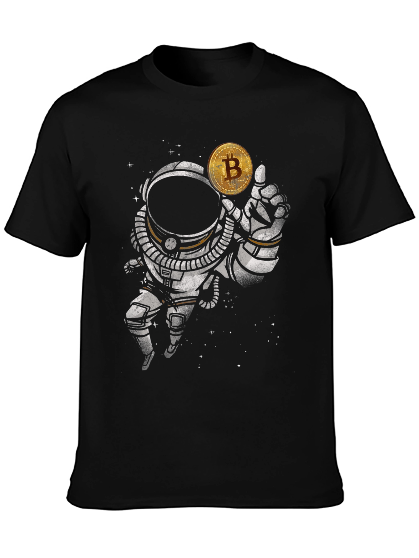 Bitcoin Astronaut Black T-Shirt