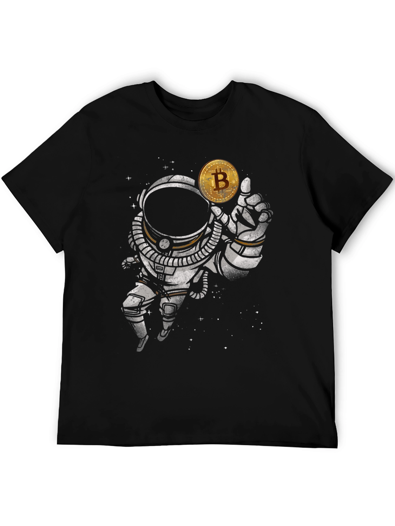 Bitcoin Astronaut Black T-Shirt