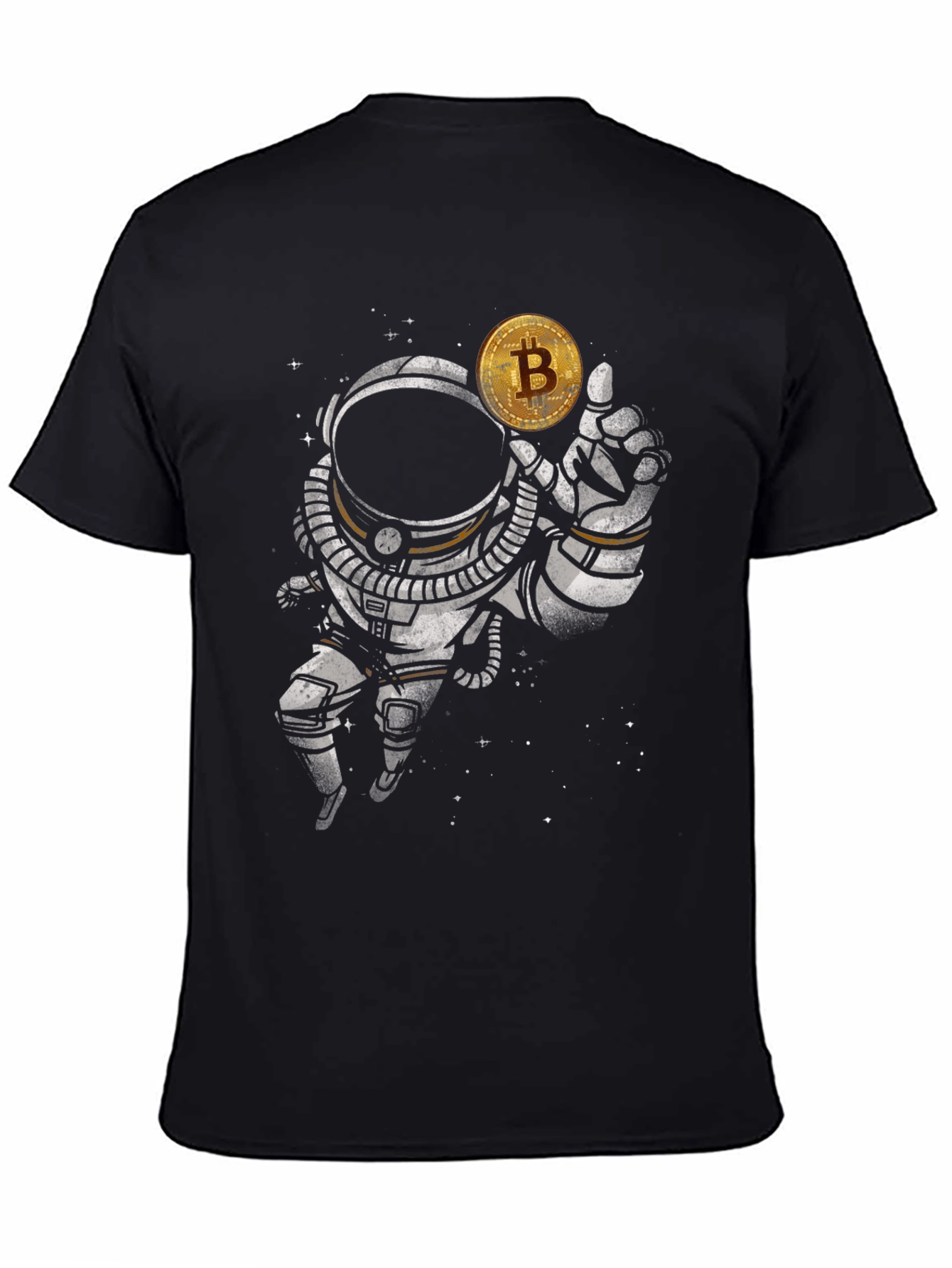 Bitcoin Astronaut Black T-Shirt