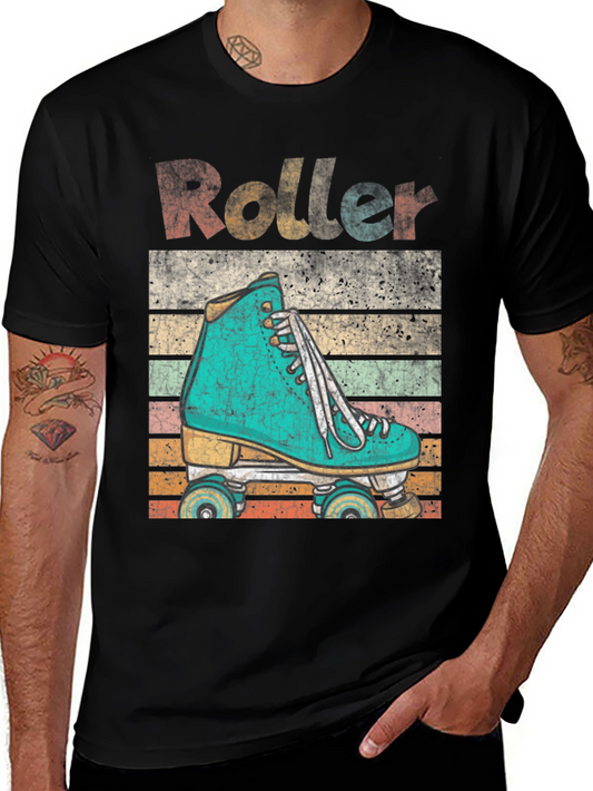 Retro Roller Skate T-Shirt - Vintage Style