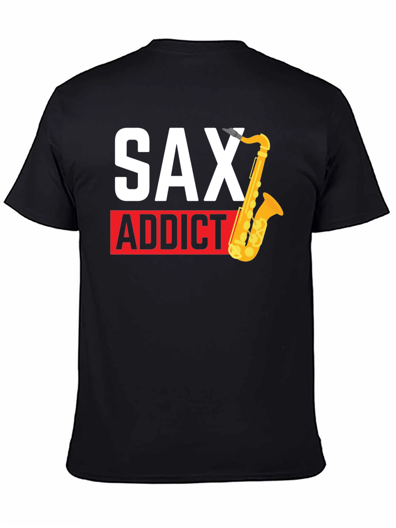 Sax Addict Black T-Shirt