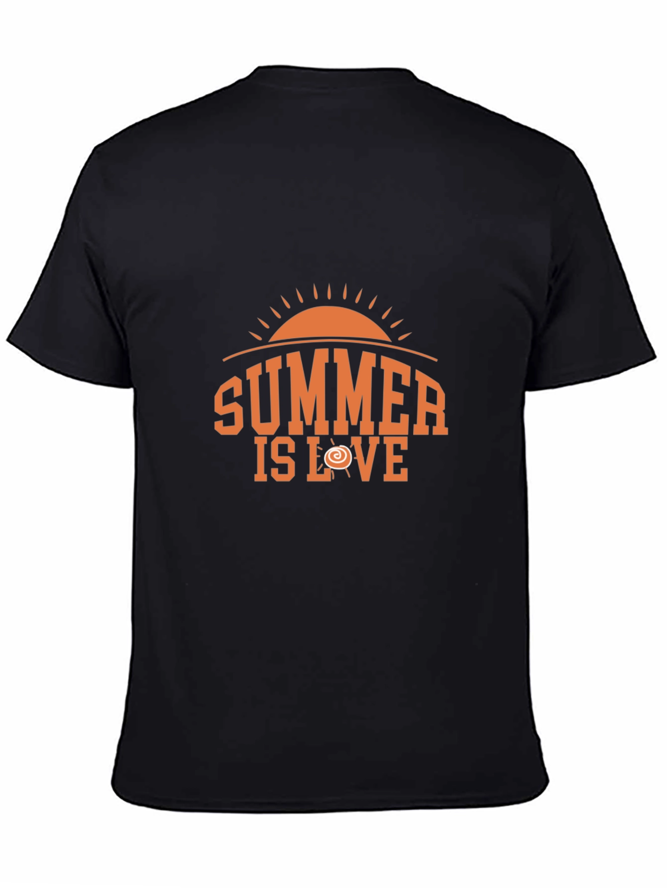 Summer is Love Graphic Tee - Trendy Black T-Shirt