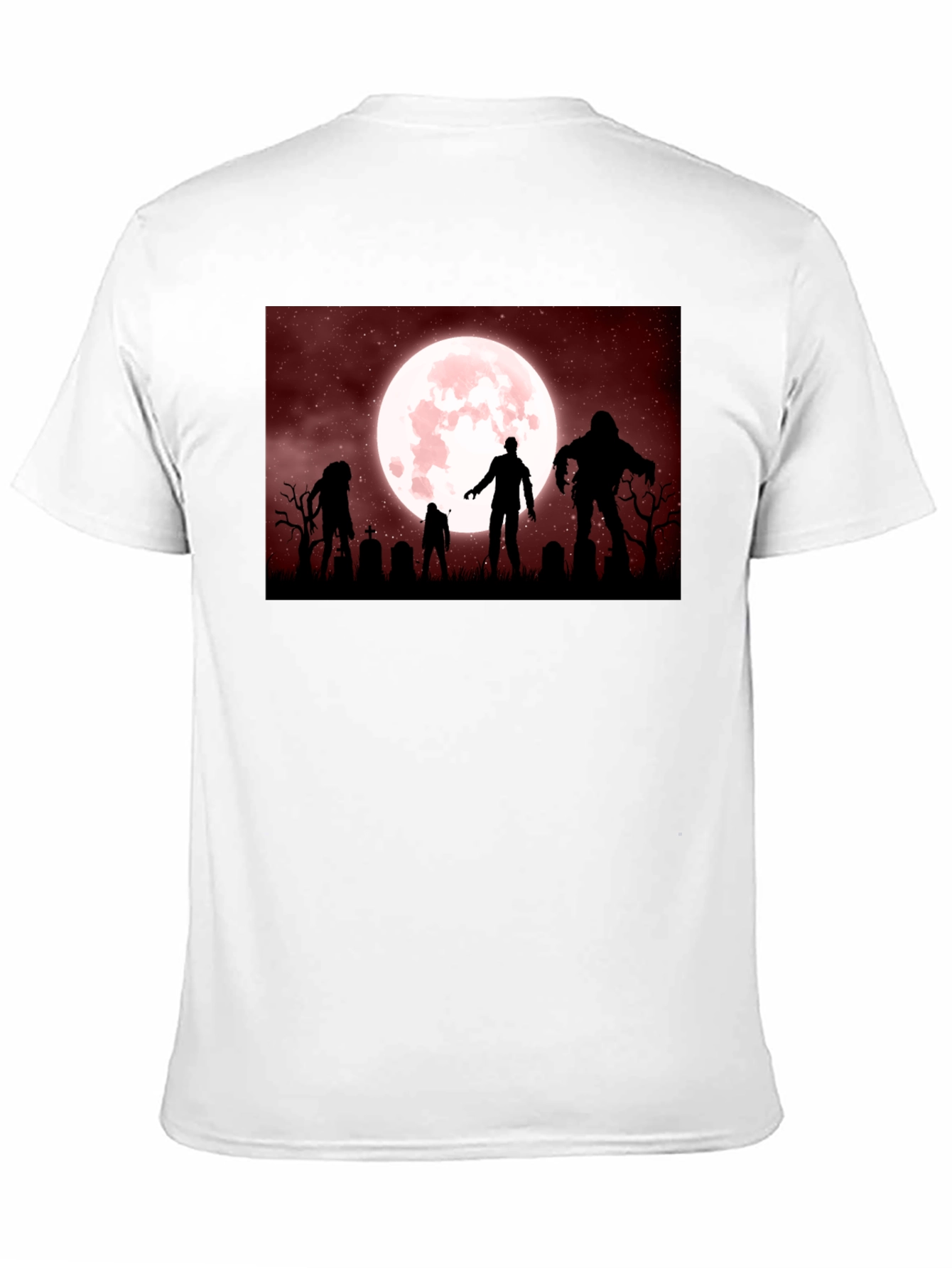 Zombie Moon T-Shirt - Halloween Horror Tee