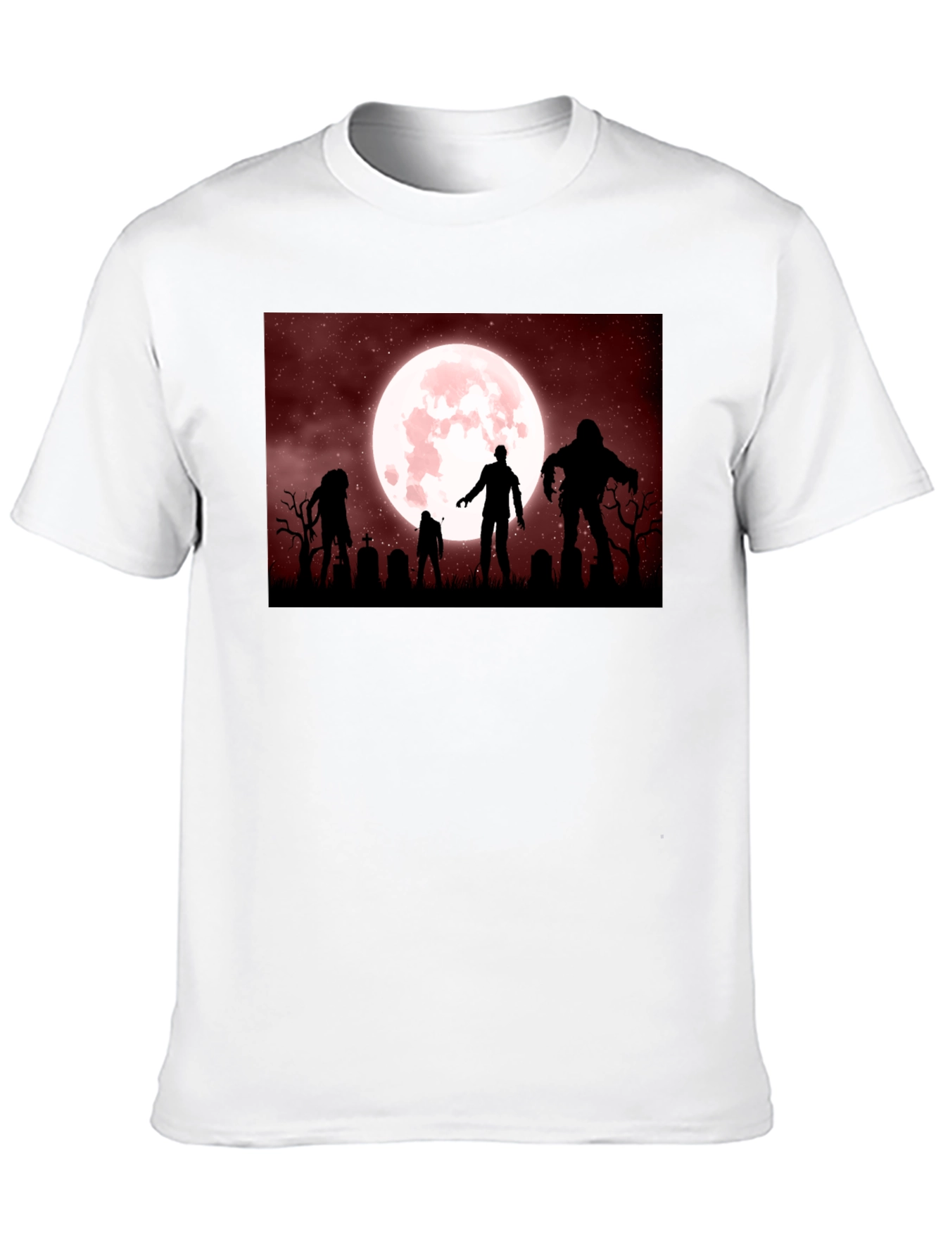 Zombie Moon T-Shirt - Halloween Horror Tee