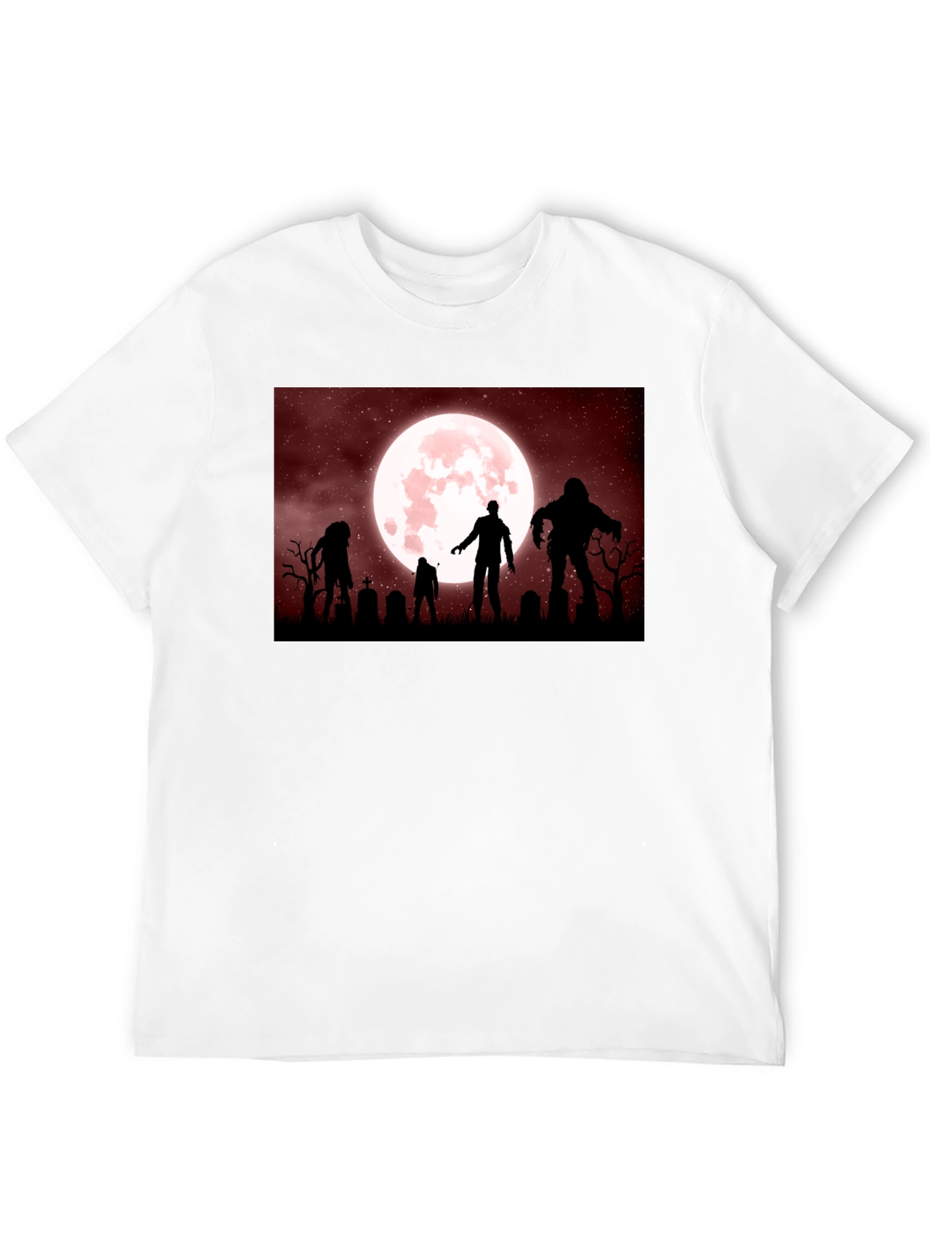Zombie Moon T-Shirt - Halloween Horror Tee