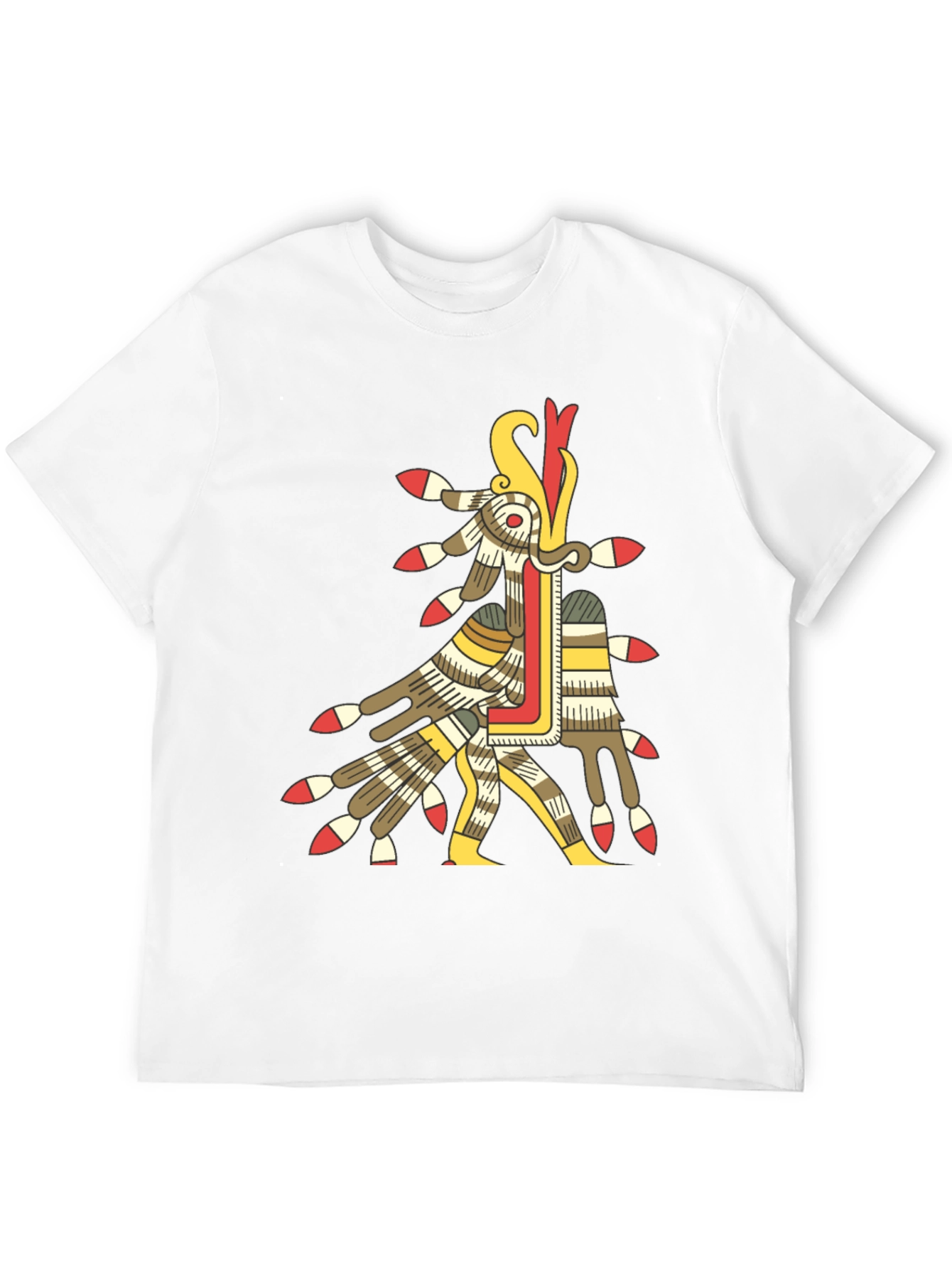 Aztec Sun God T-Shirt - Black Graphic Tee