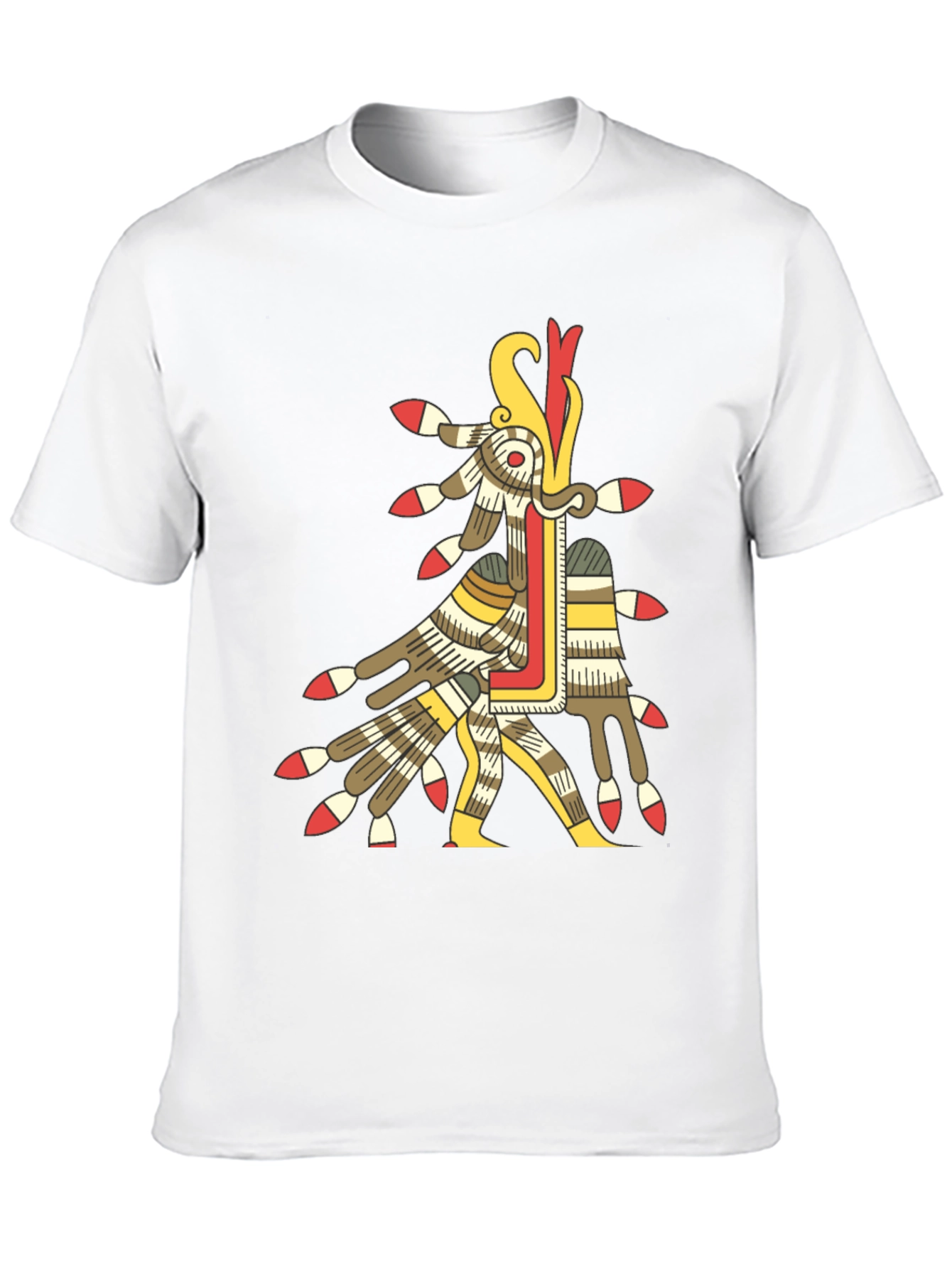 Aztec Sun God T-Shirt - Black Graphic Tee