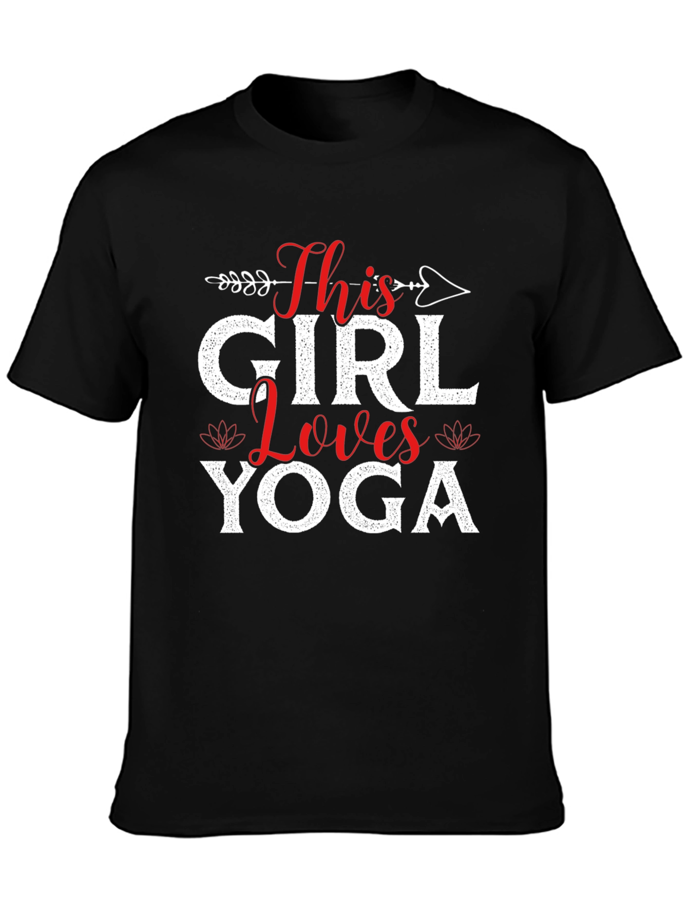 This Girl Loves Yoga Graphic T-Shirt