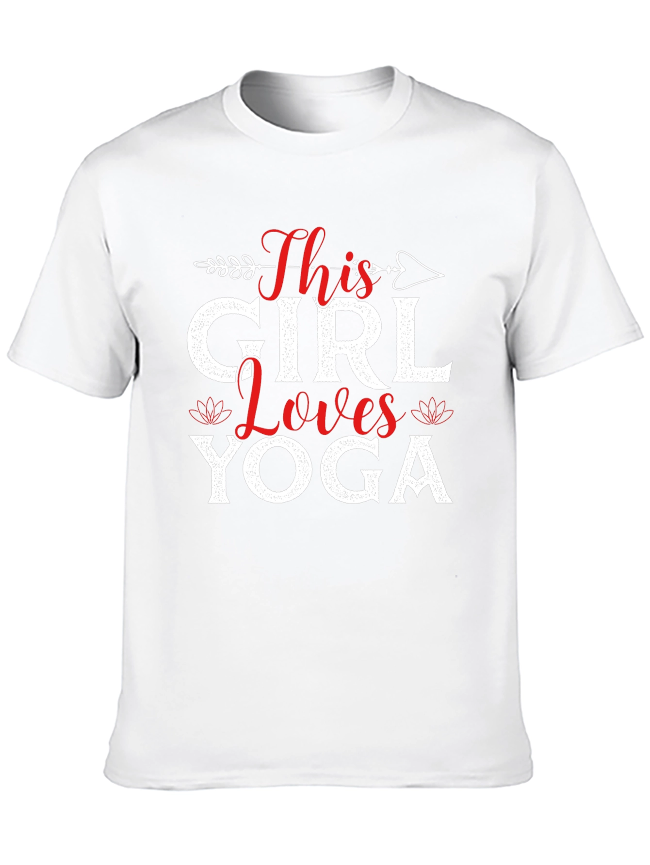 This Girl Loves Yoga Graphic T-Shirt