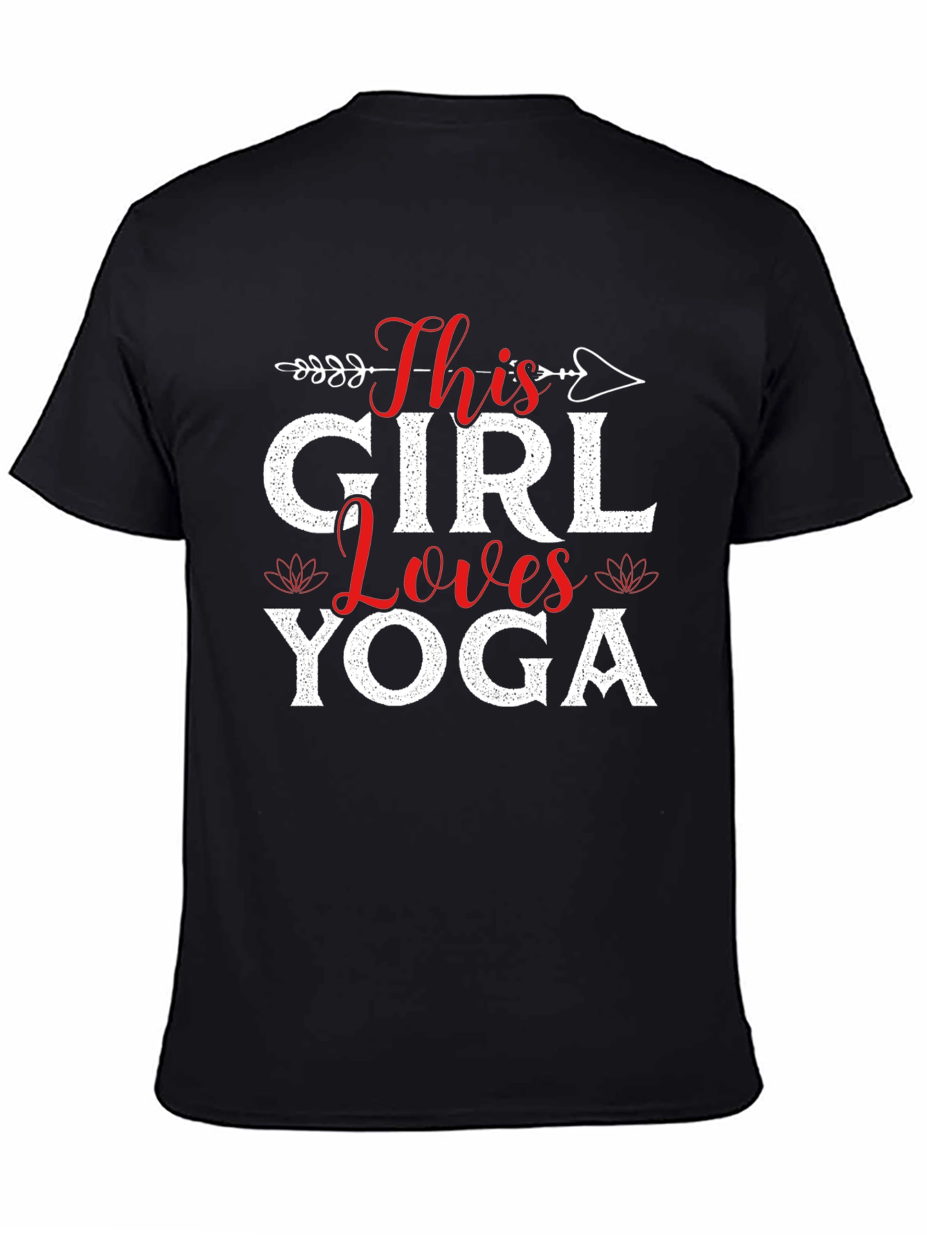 This Girl Loves Yoga Graphic T-Shirt