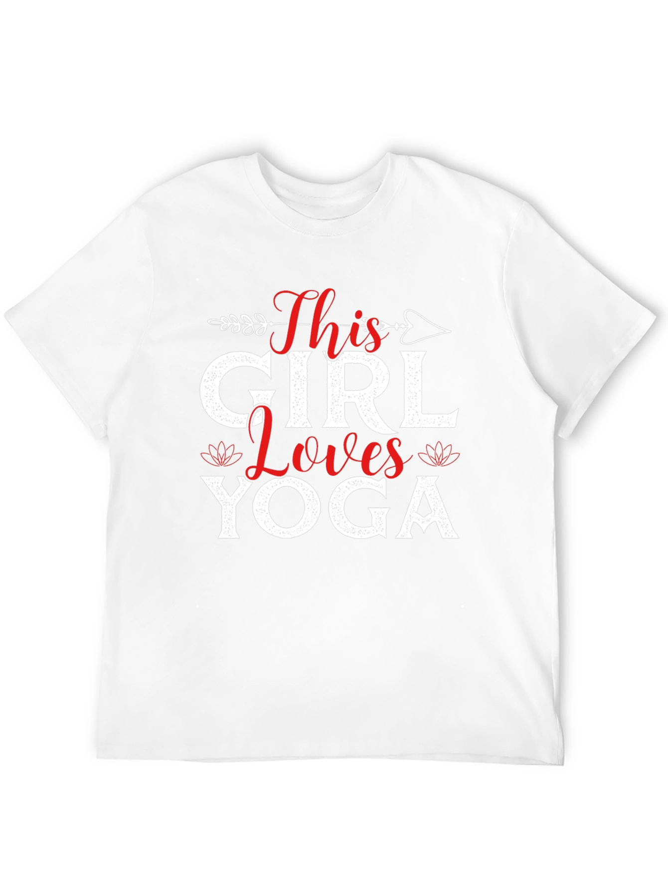 This Girl Loves Yoga Graphic T-Shirt