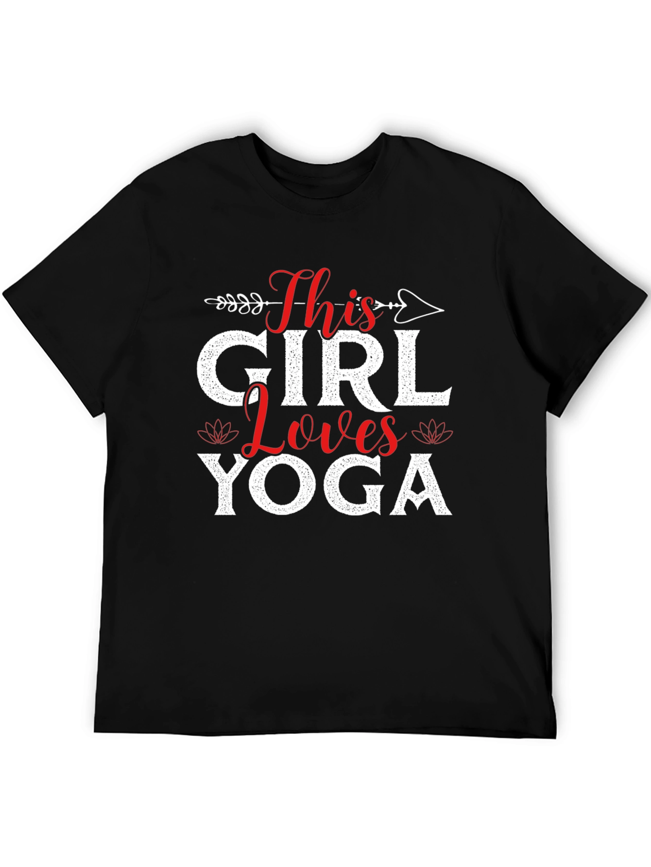 This Girl Loves Yoga Graphic T-Shirt