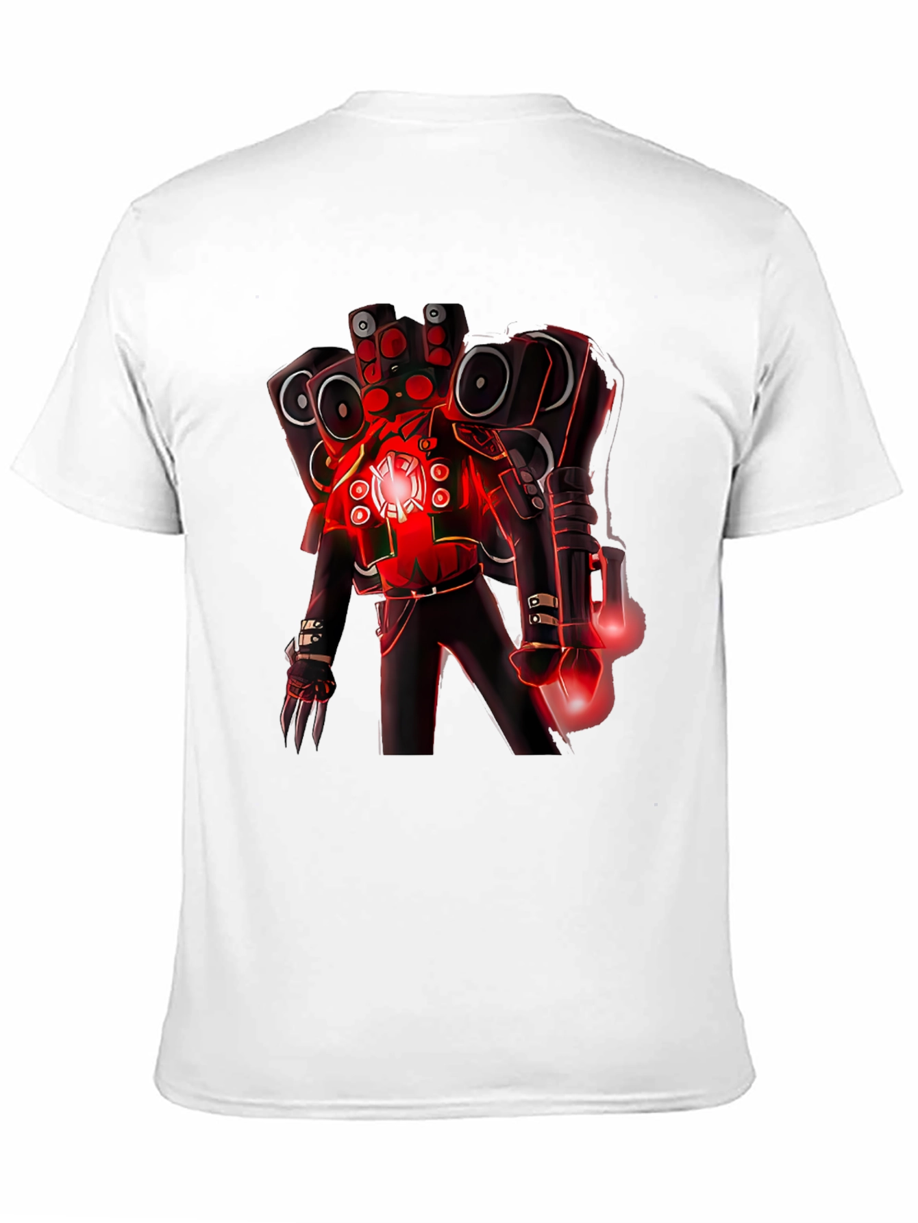 Robot DJ Graphic T-Shirt - Black Cotton Tee