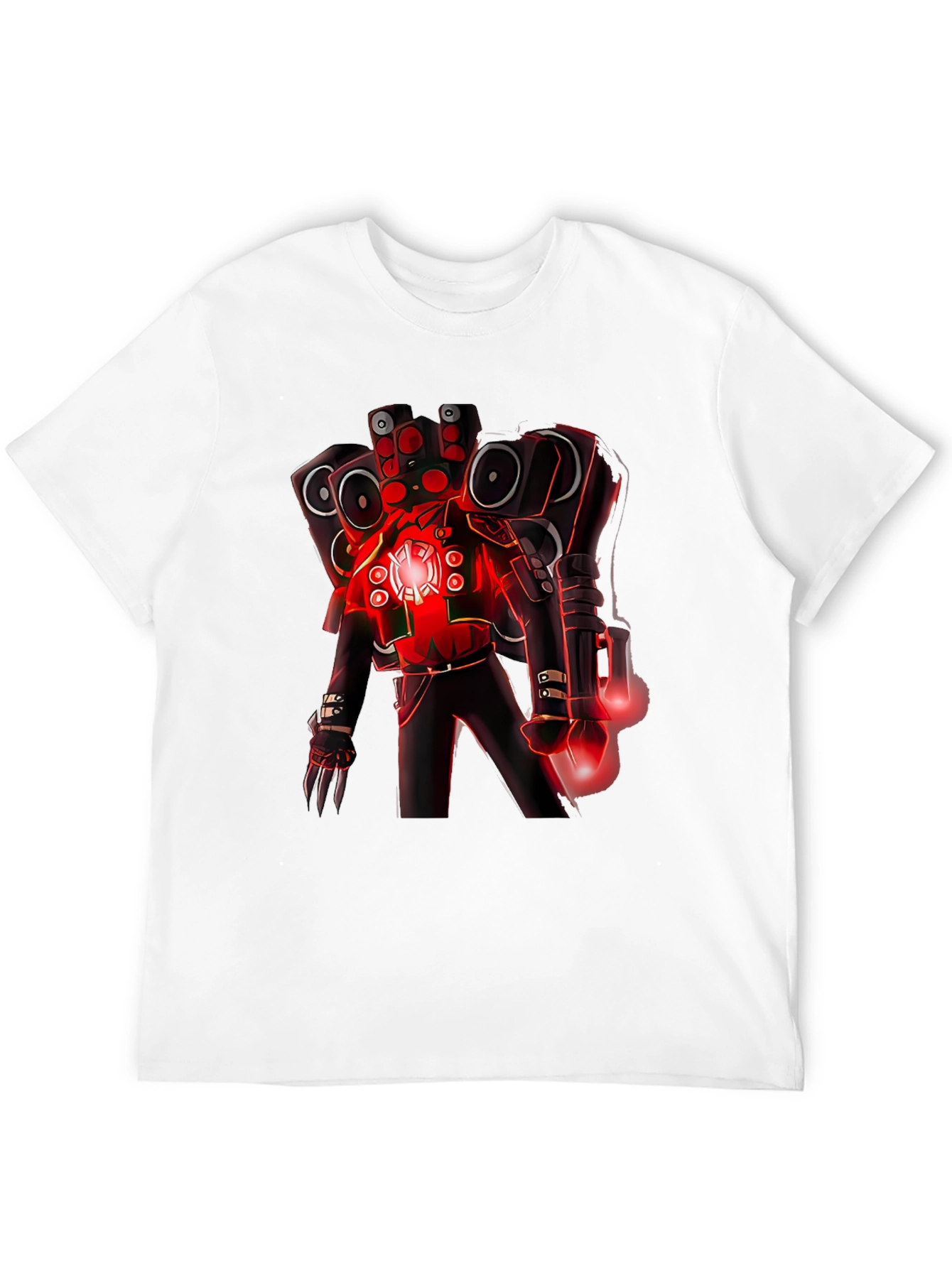 Robot DJ Graphic T-Shirt - Black Cotton Tee