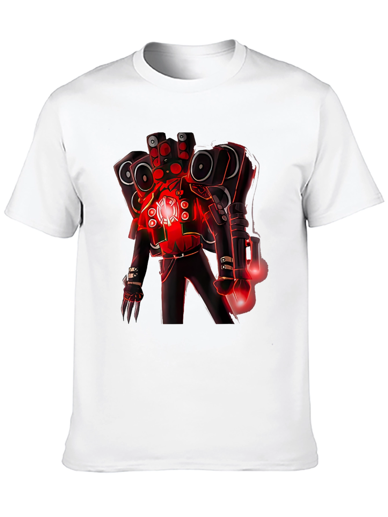 Robot DJ Graphic T-Shirt - Black Cotton Tee
