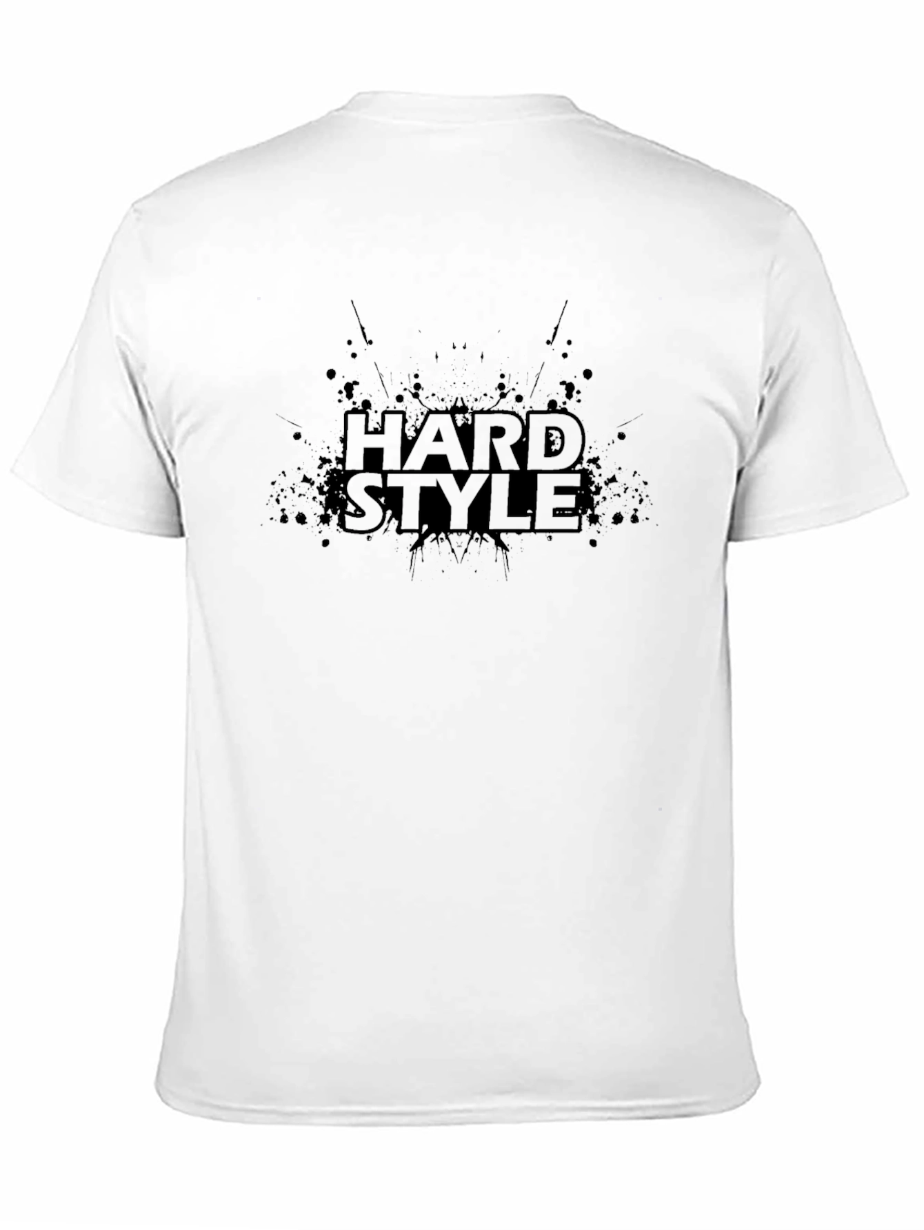 Hard Style Graphic Tee - Black Cotton T-Shirt