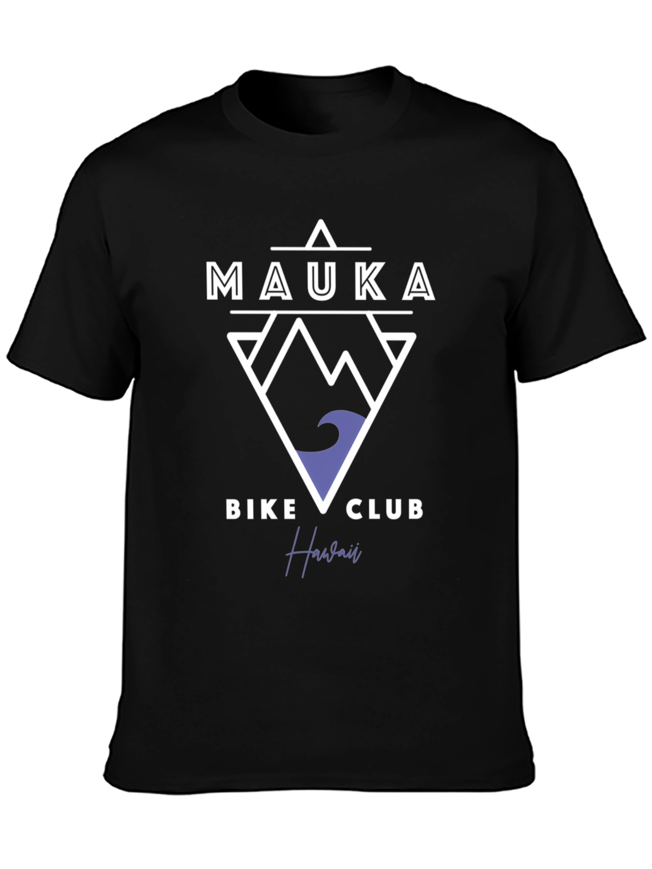 Mauka Bike Club Hawaii Graphic Tee - Black