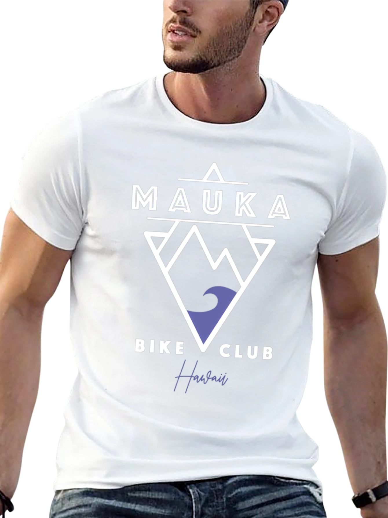 Mauka Bike Club Hawaii Graphic Tee - Black