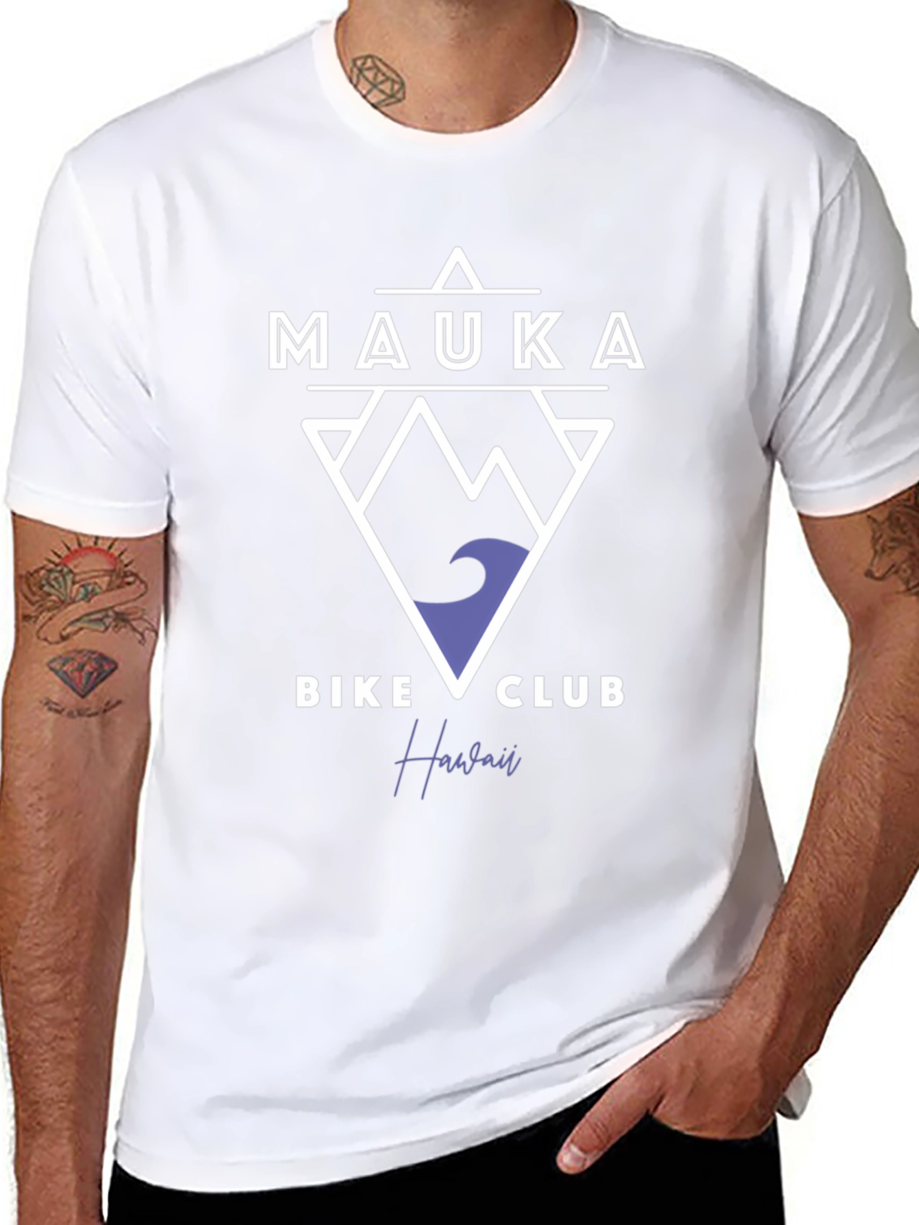 Mauka Bike Club Hawaii Graphic Tee - Black