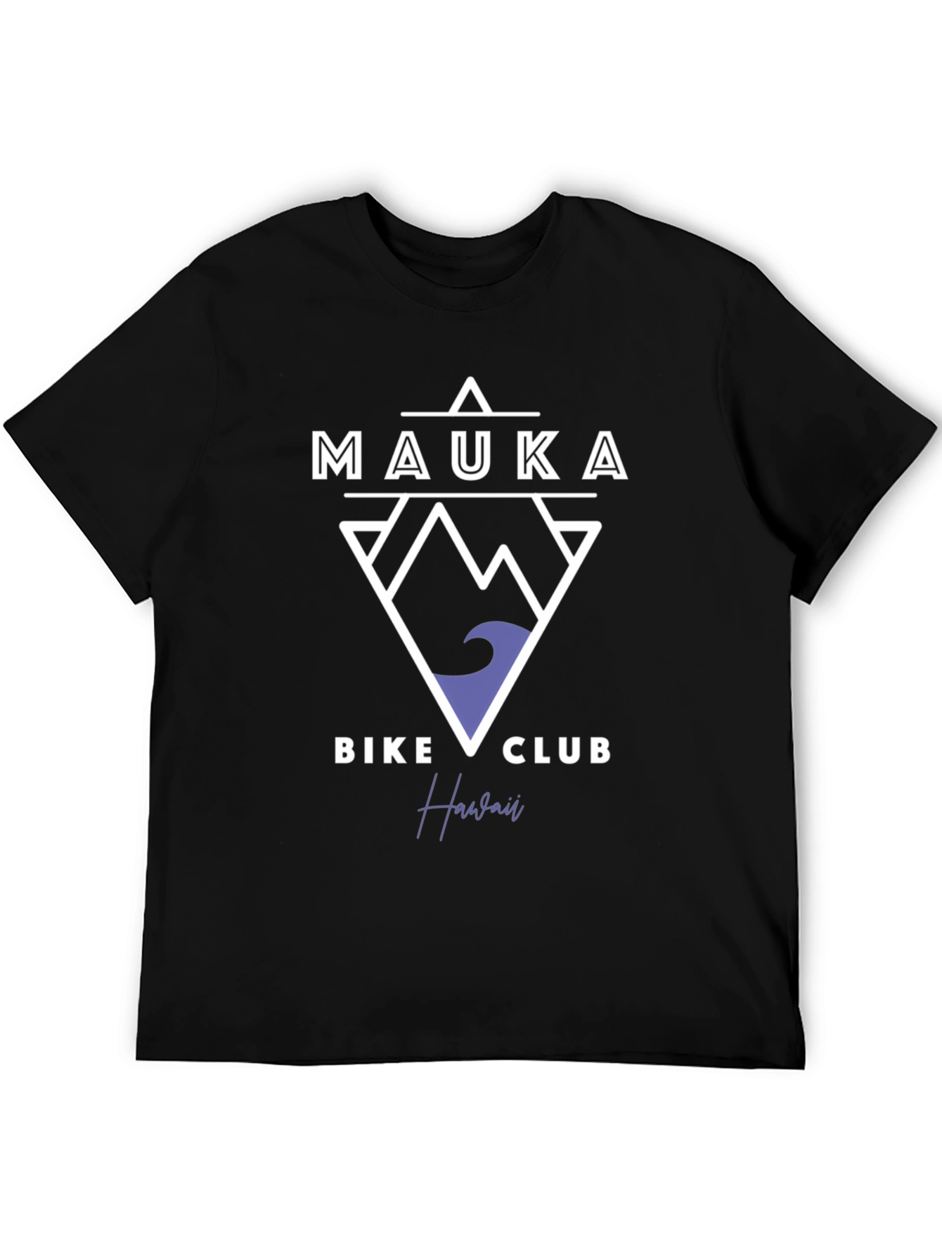 Mauka Bike Club Hawaii Graphic Tee - Black