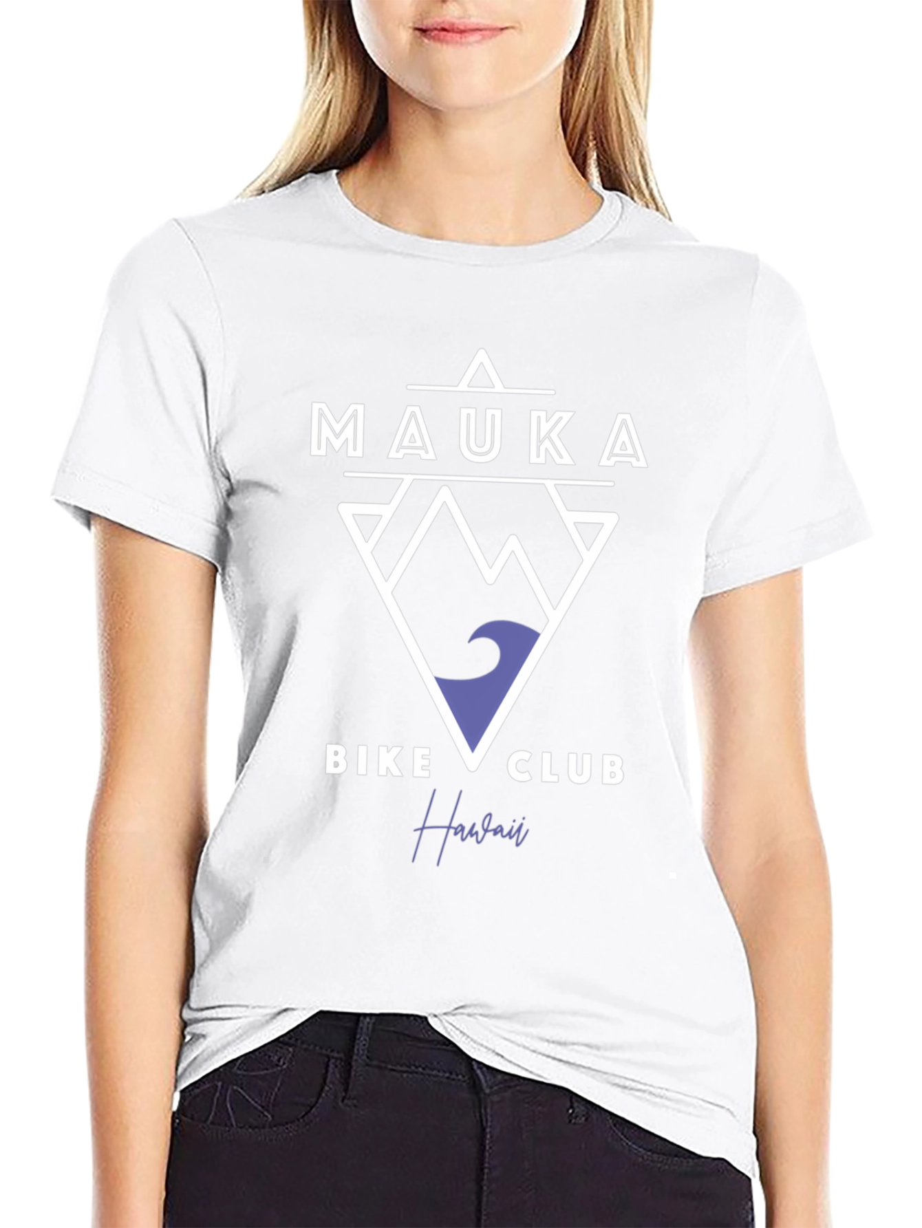 Mauka Bike Club Hawaii Graphic Tee - Black