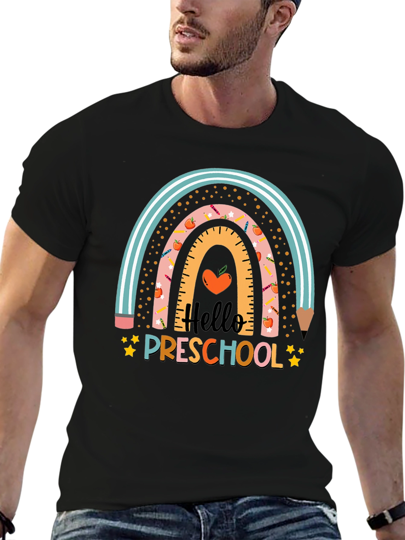 Hello Preschool Rainbow T-Shirt