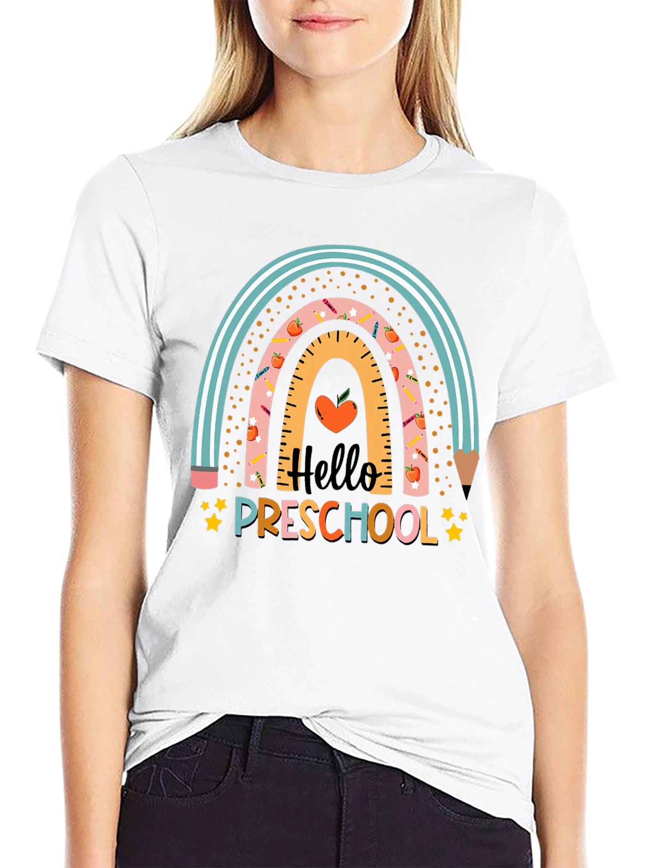 Hello Preschool Rainbow T-Shirt