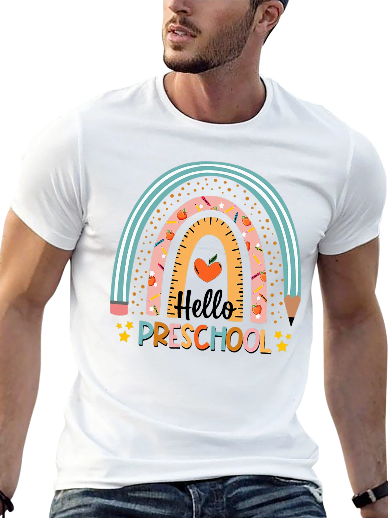 Hello Preschool Rainbow T-Shirt