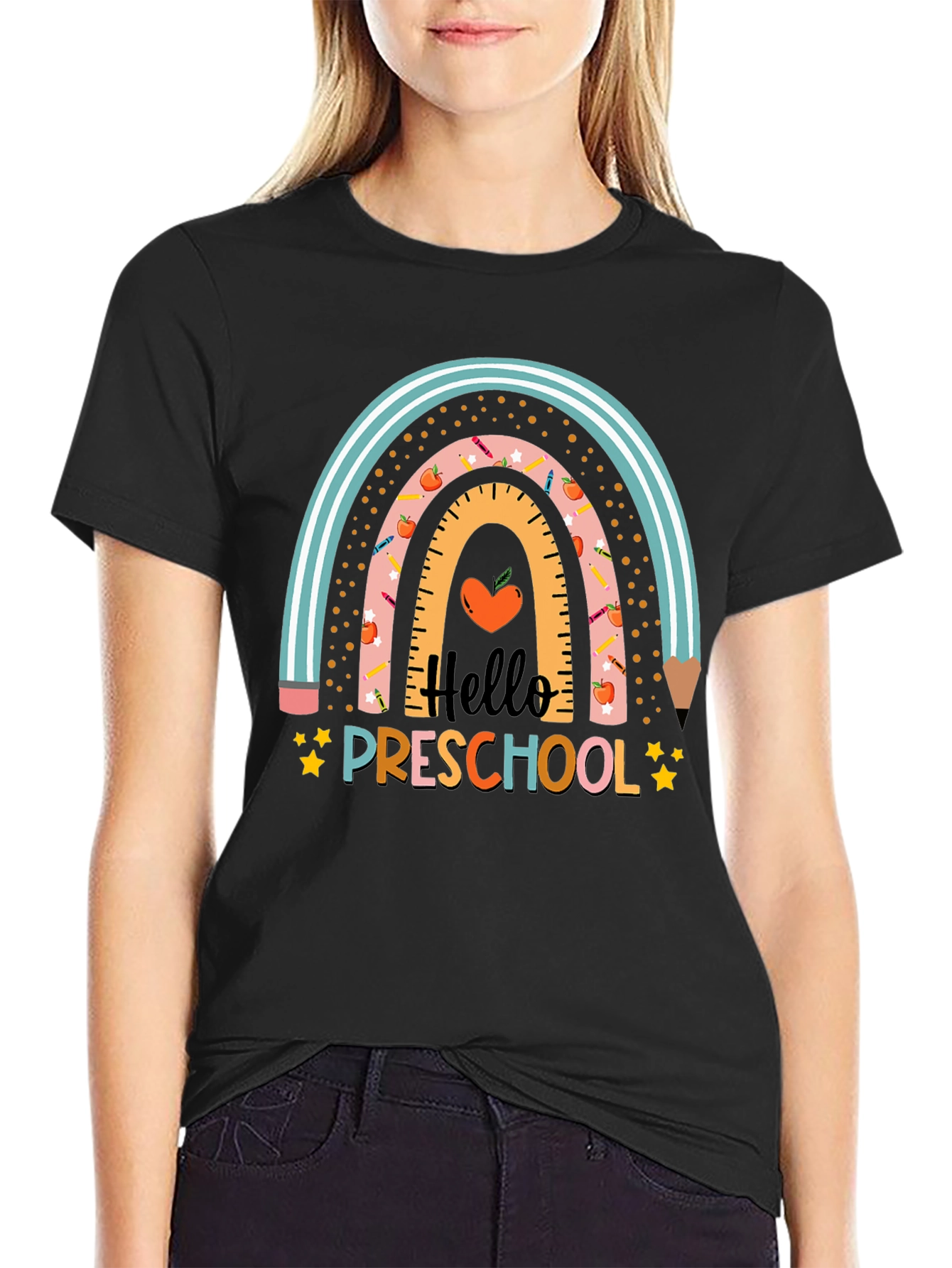 Hello Preschool Rainbow T-Shirt
