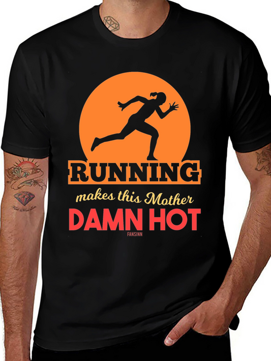 Running Mother Graphic Tee - Black