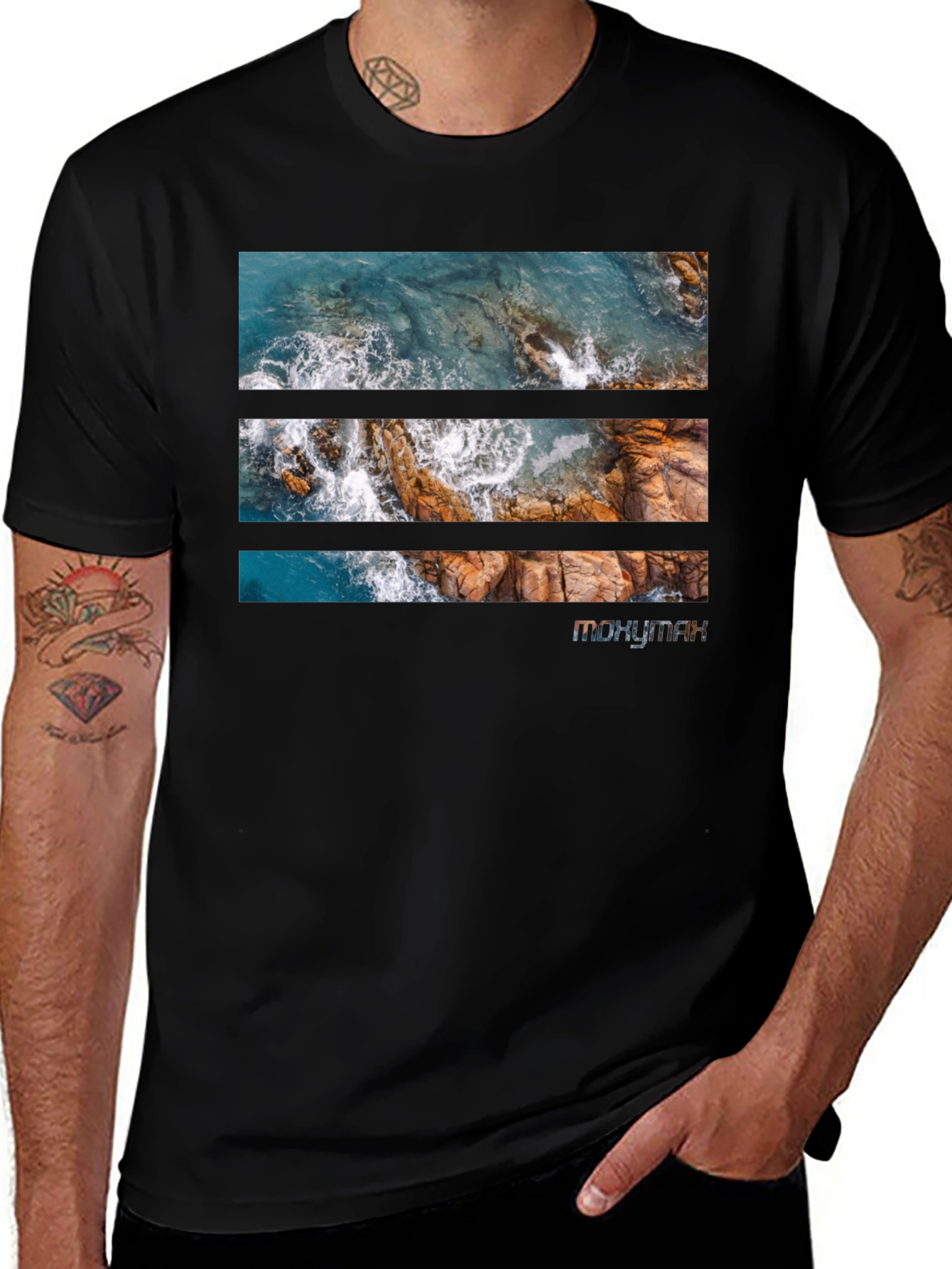 Coastal Rock T-Shirt - Ocean View Graphic Tee